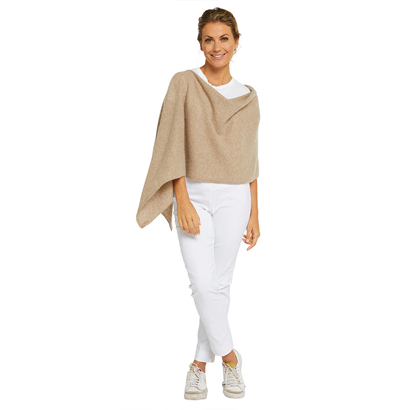 Classic Cashmere Topper - Natural