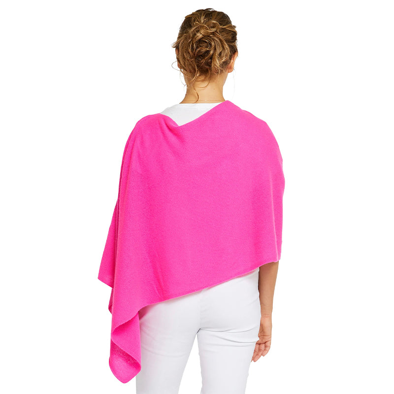 Classic Cashmere Topper - Tickled Pink