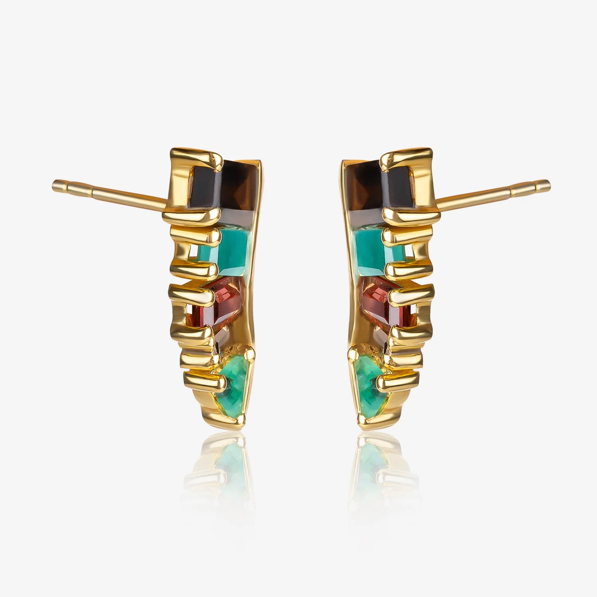 Cathy Pope Burnished Gold Earrings