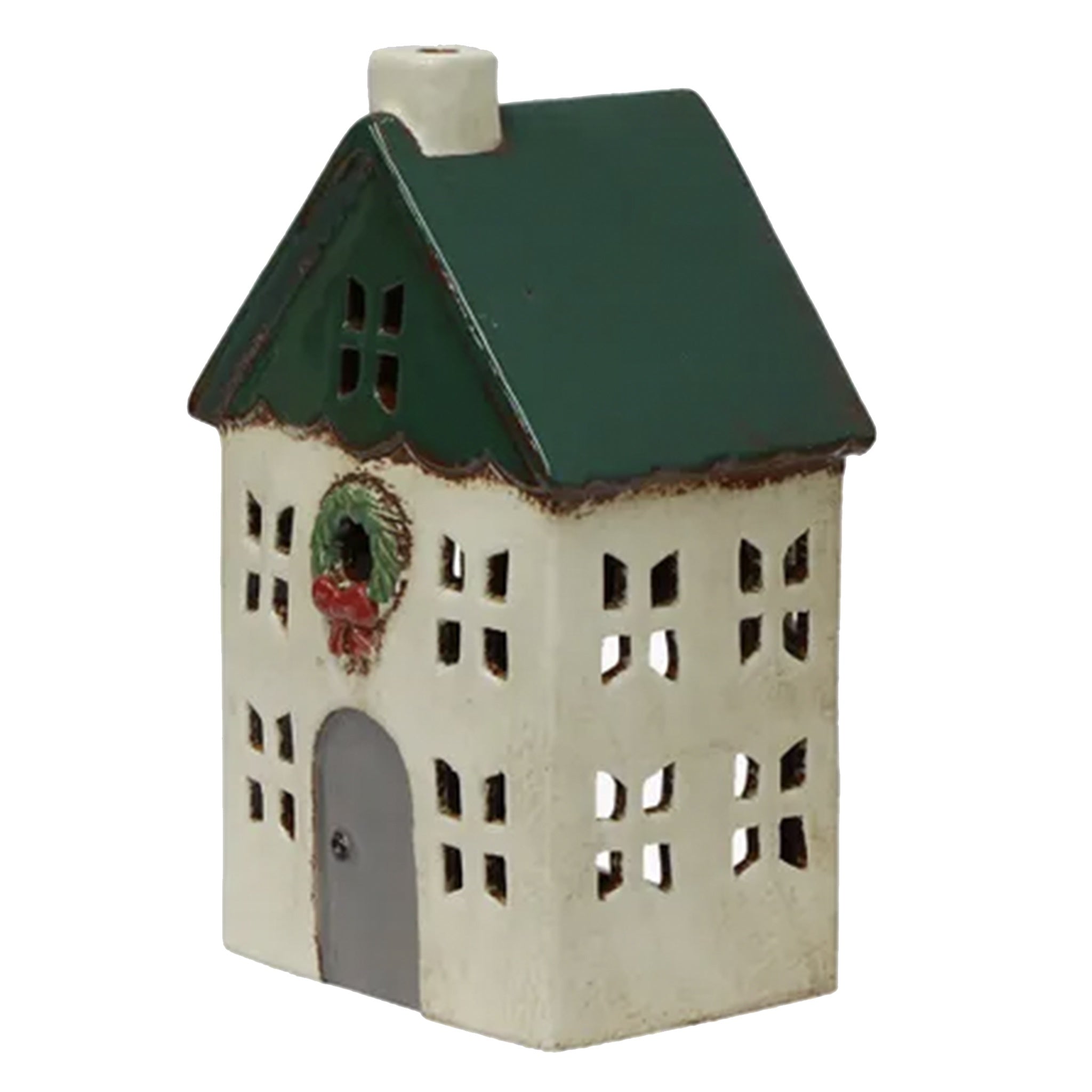 Ceramic tealight house