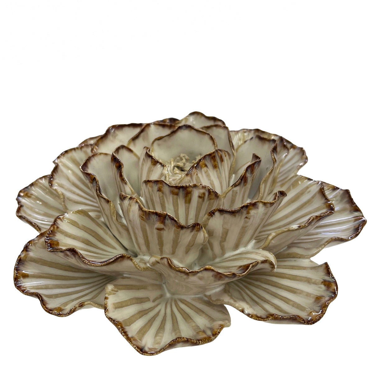 Ceramic Flower - Pistachio 17cm