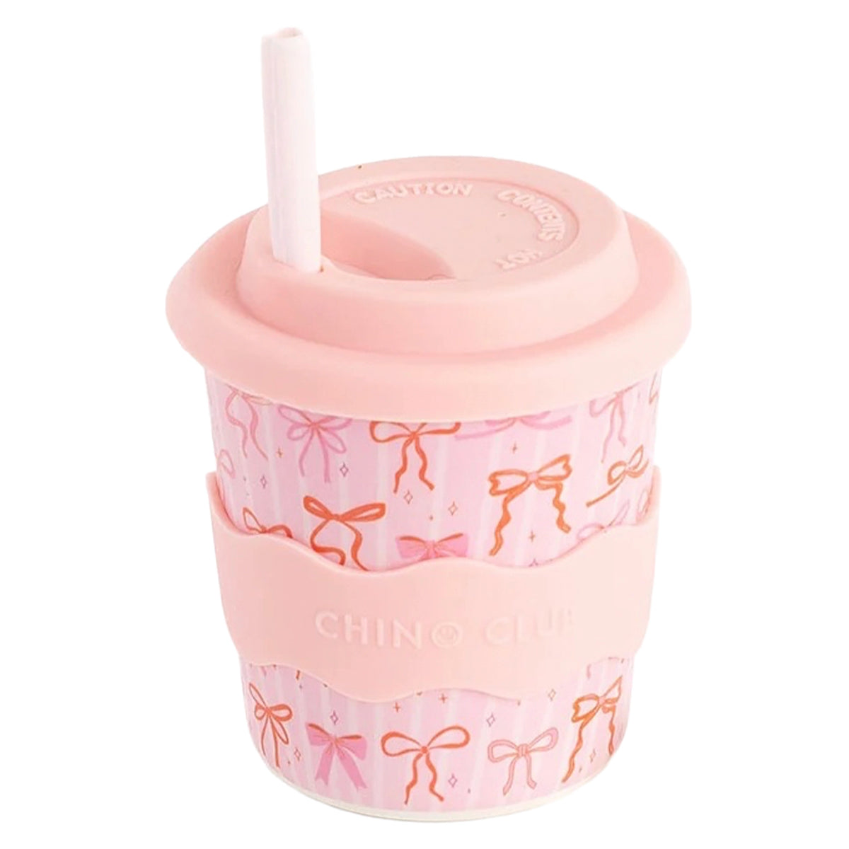 Chino Club Bamboo Kid's 8oz Keep Cup - Bows