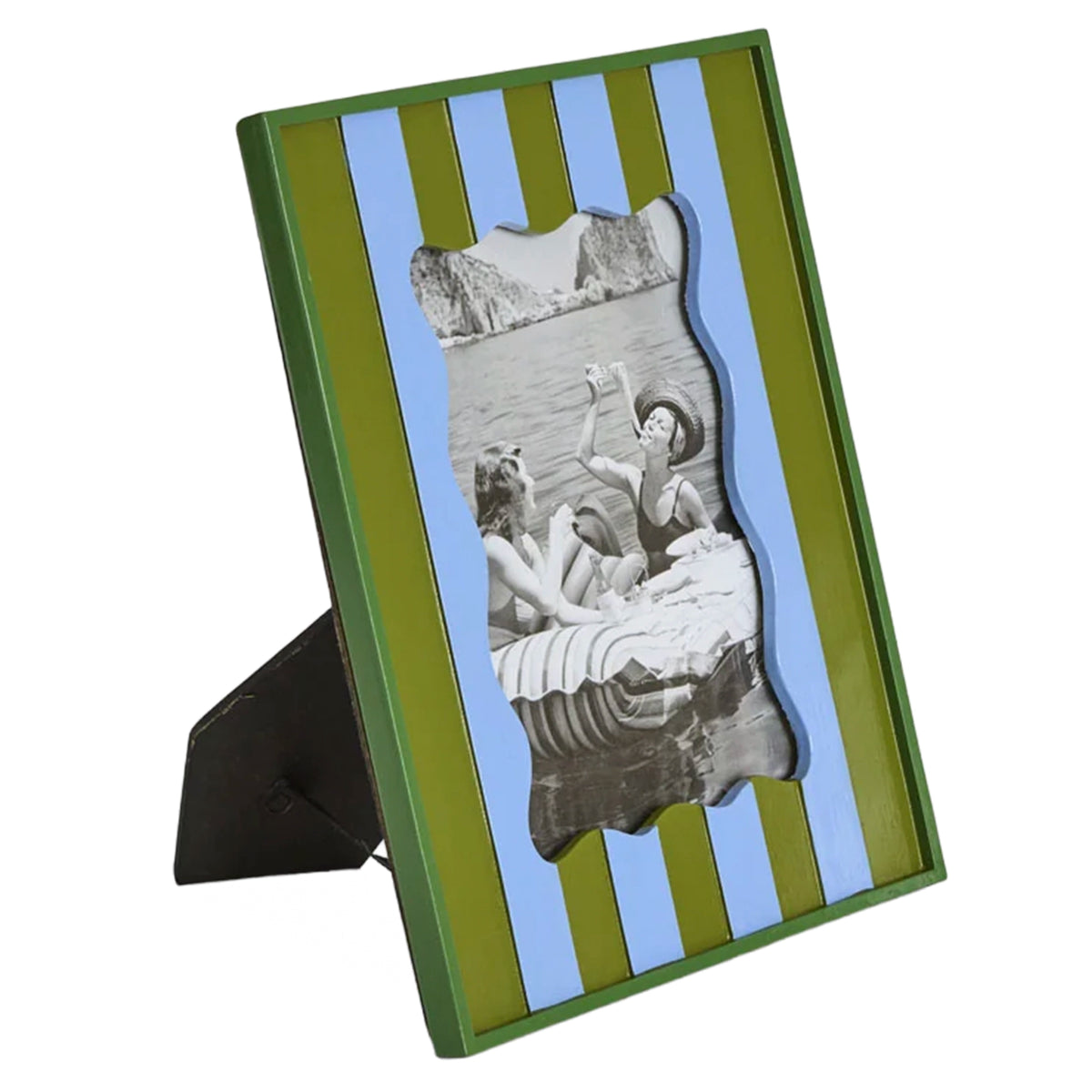 Ciao Bella Resin Photo Frame - 4x6 Green & Blue