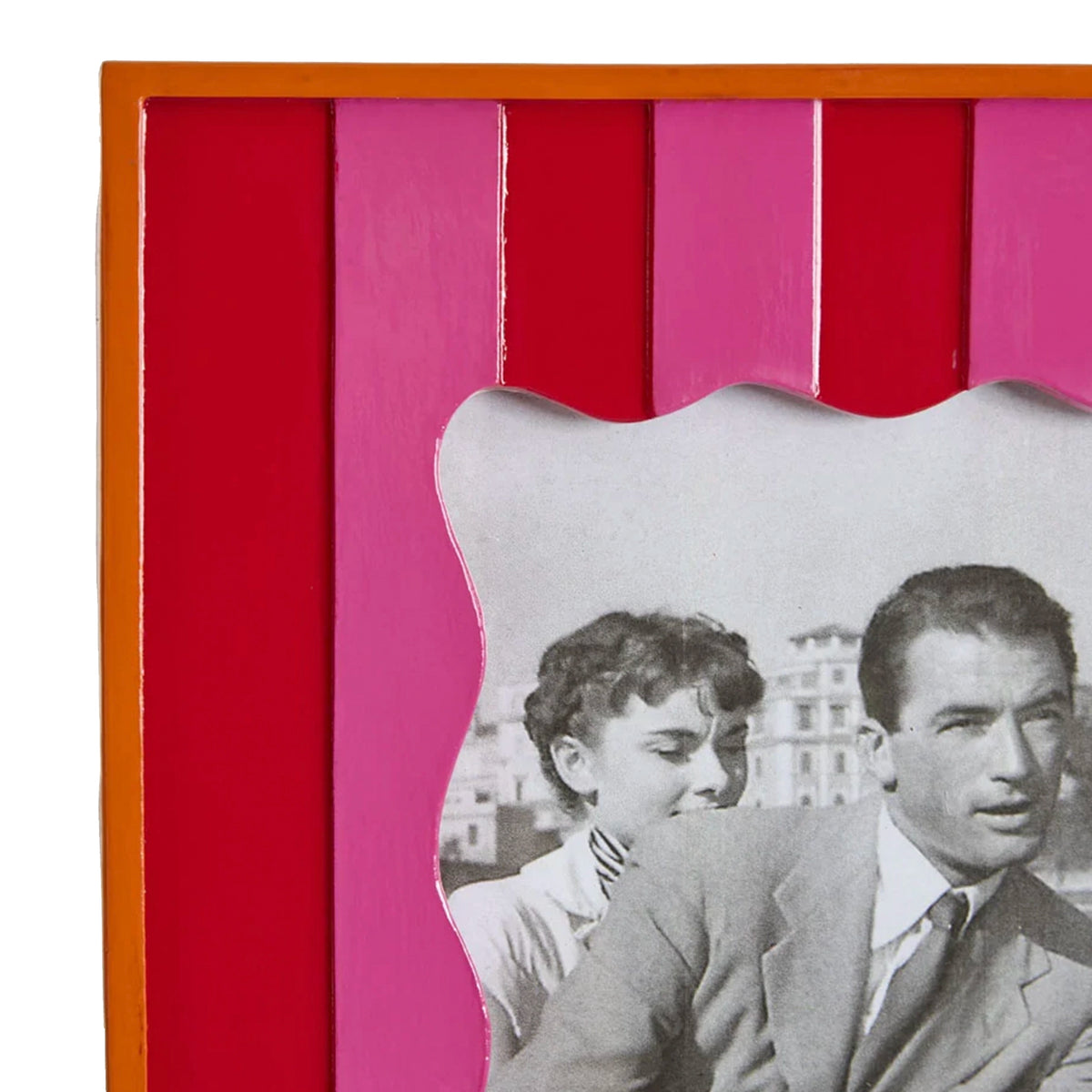 Ciao Bella Resin Photo Frame - 4x6 Red & Pink