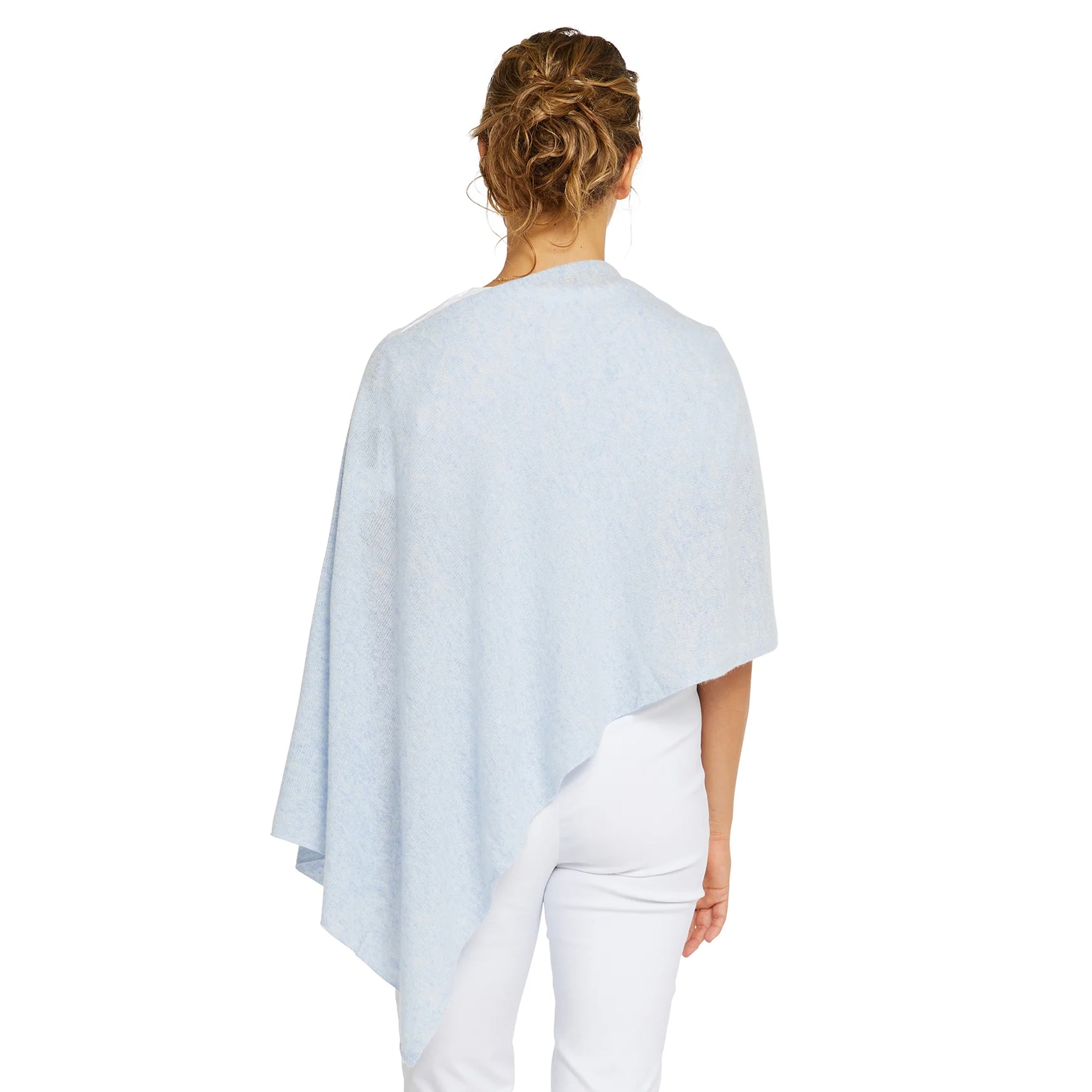 Classic Cashmere Topper - Periwinkle