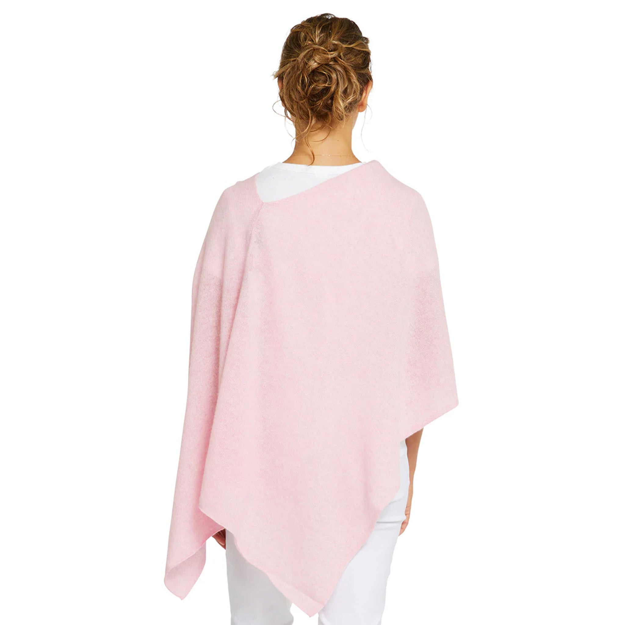 Classic Cashmere Topper - Pink Swirl