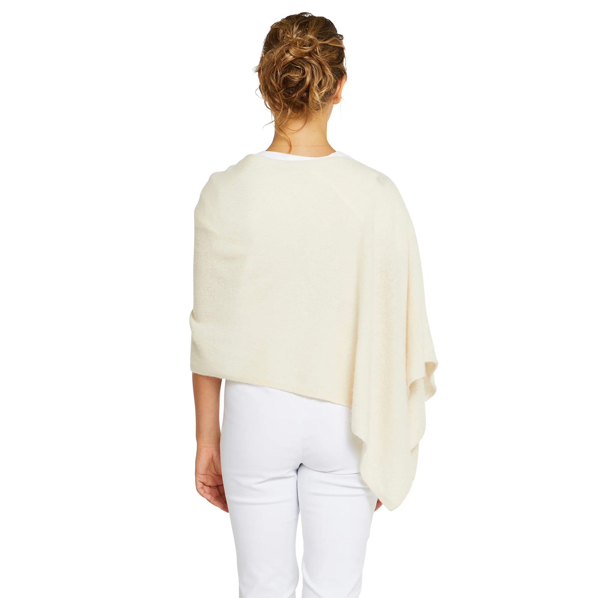 Classic Cashmere Topper - Snow