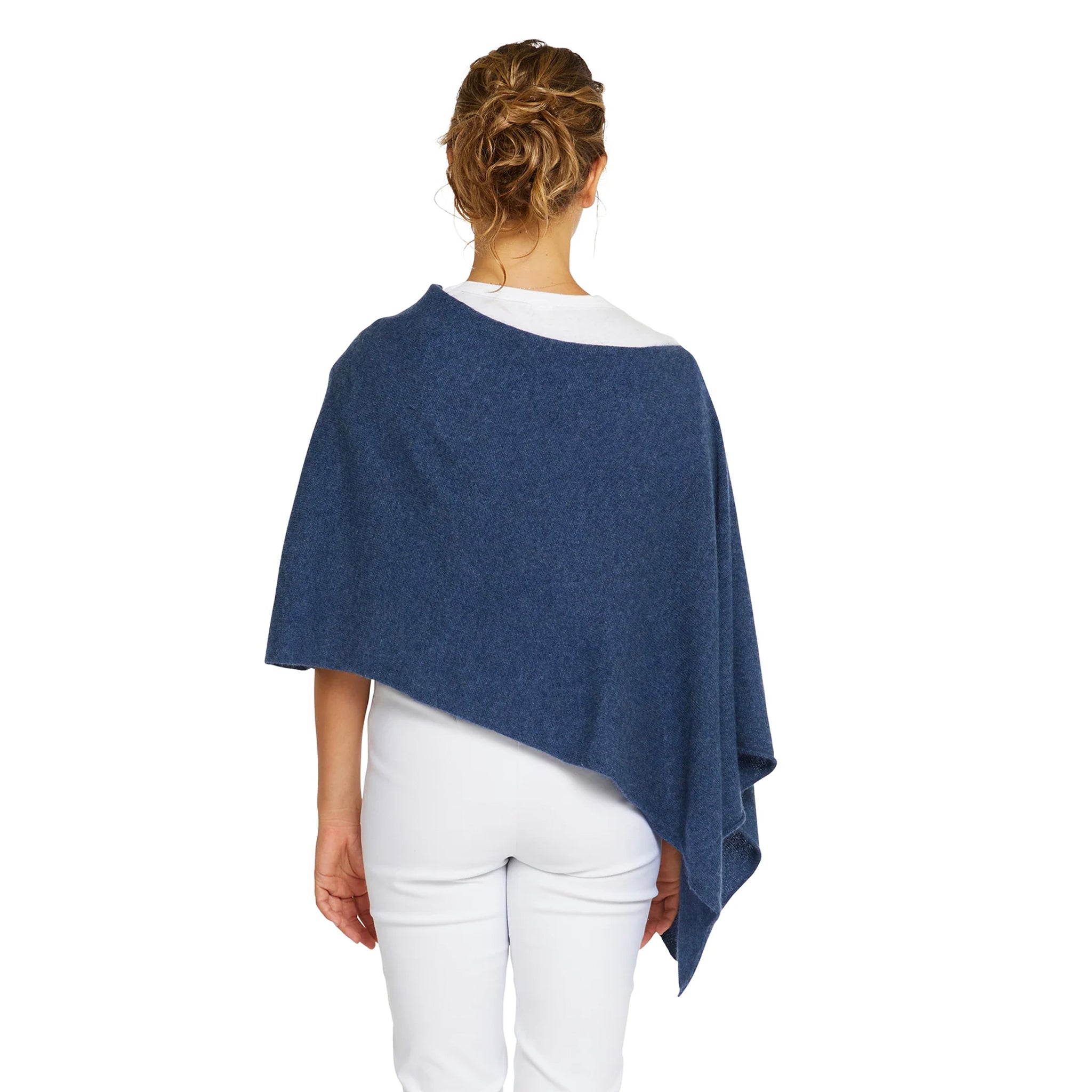 Classic Cashmere Topper - Denim
