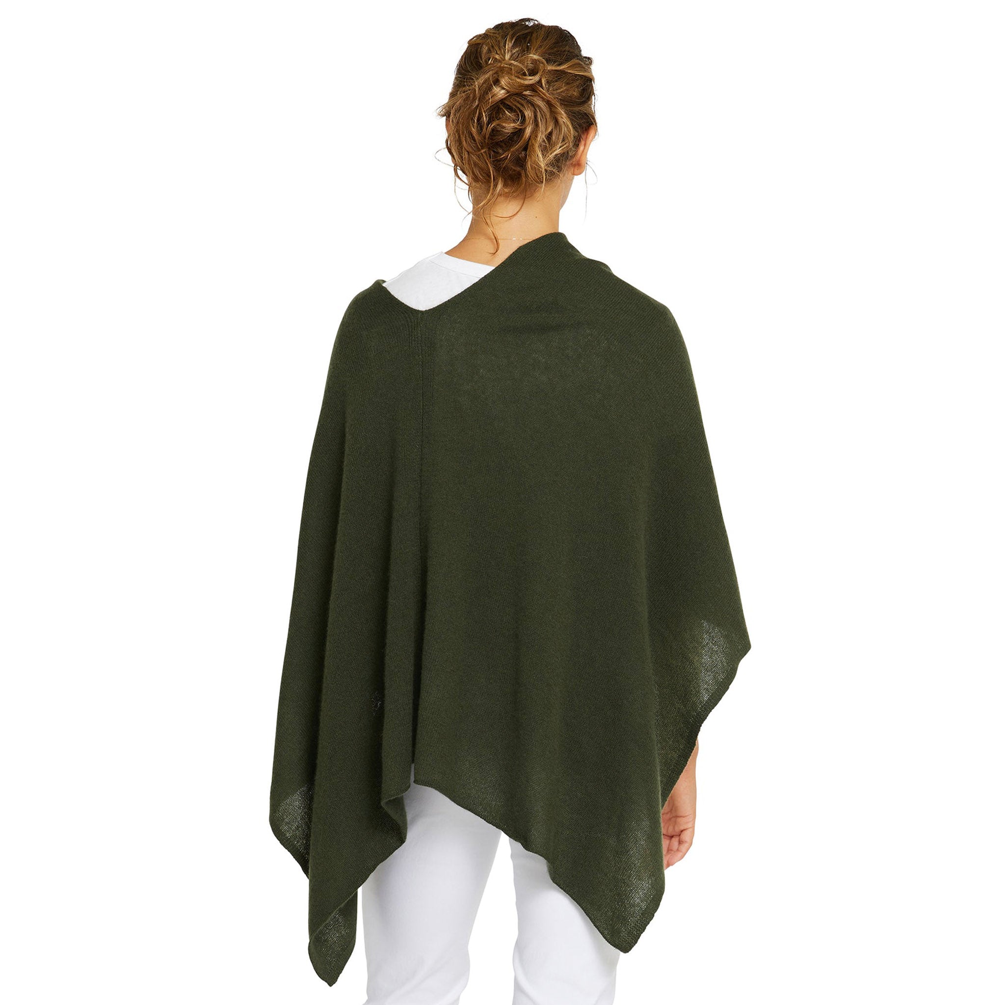 Classic Cashmere Topper - Olive