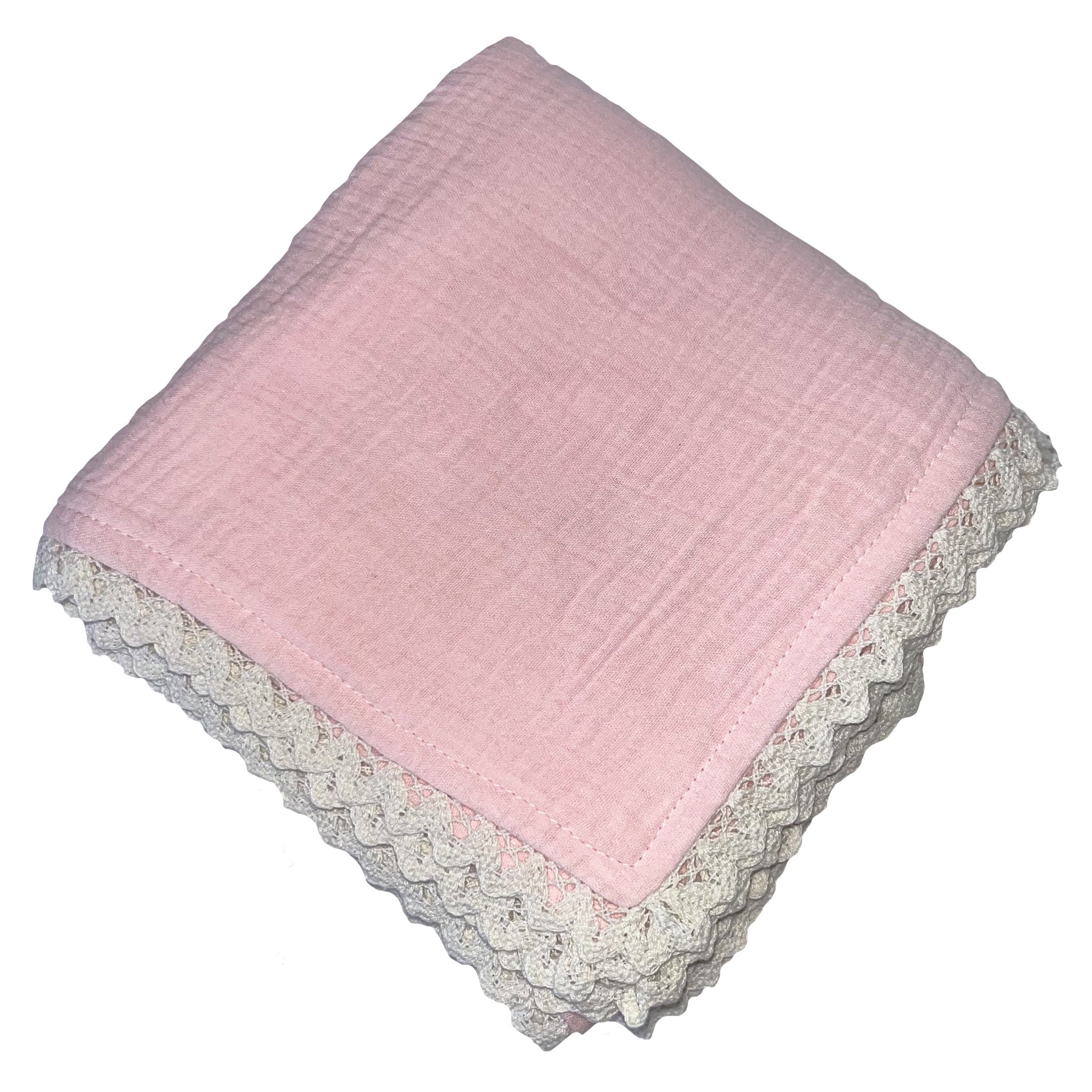 Confetti Kidz Classic Muslin Blanket - Soft Pink