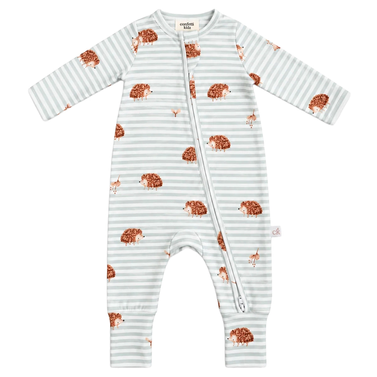 Confetti Kidz Bamboo Zipsuit - Forest Friends