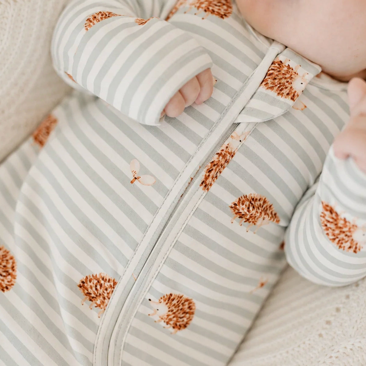 Confetti Kidz Bamboo Zipsuit - Forest Friends