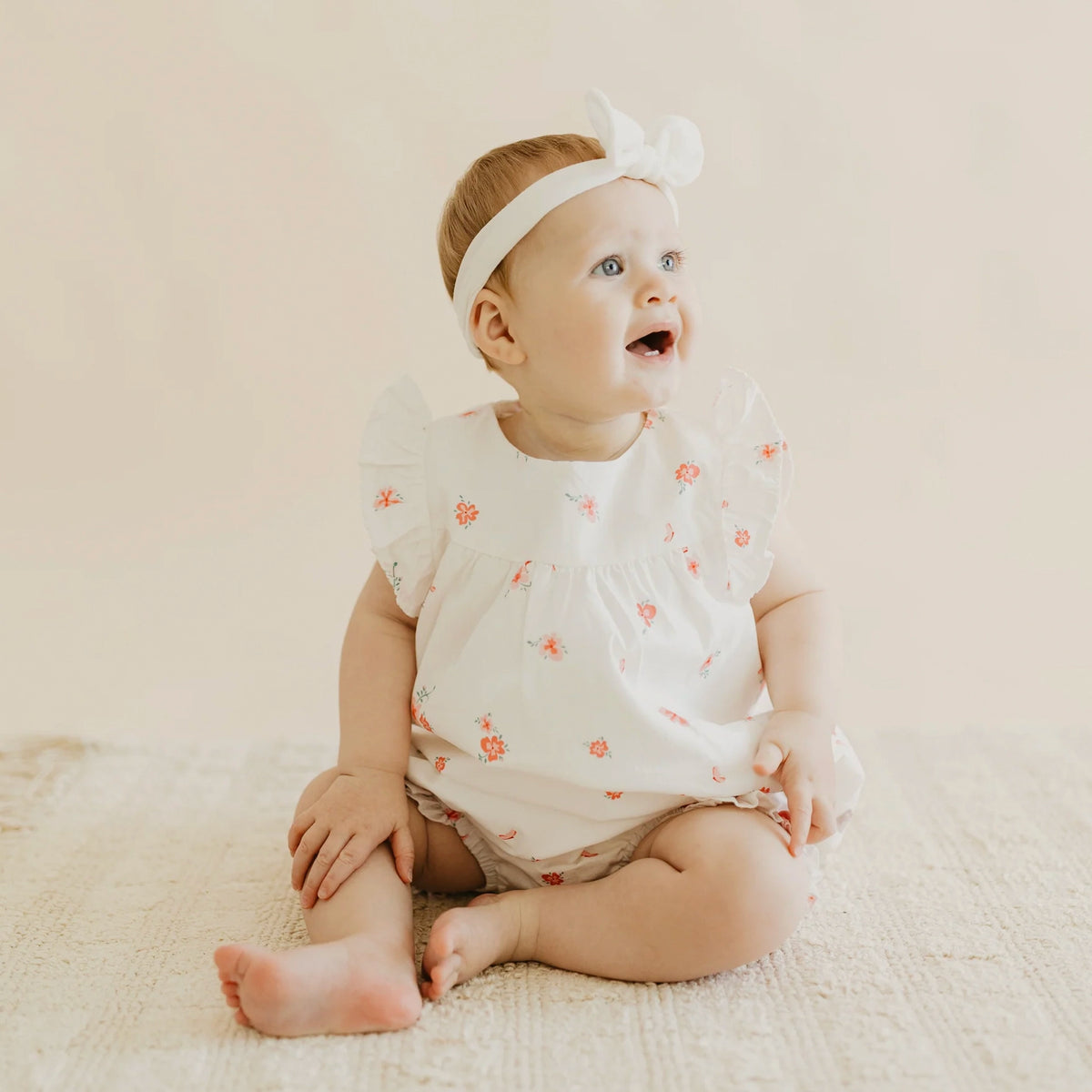 Confetti Kidz Organic Ruffle Set - Pink Posies