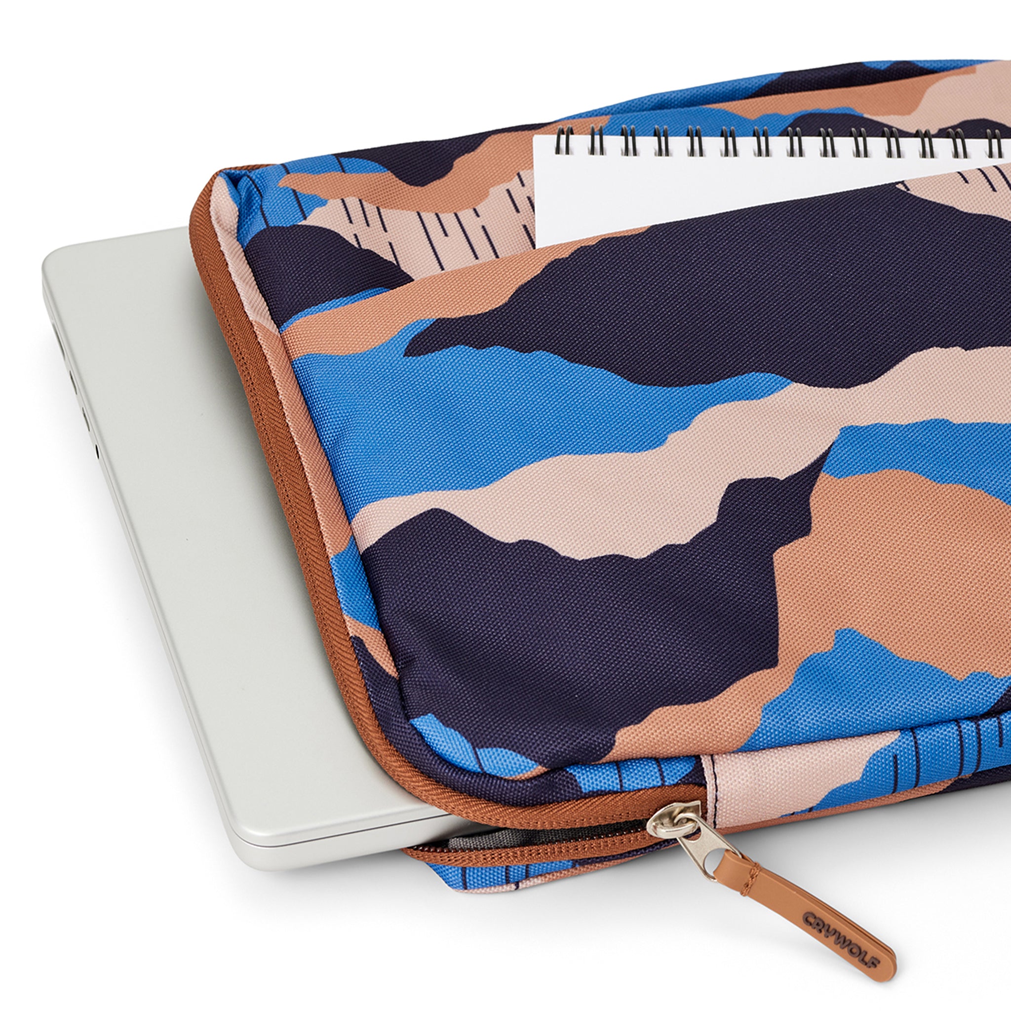 Crywolf 13" Laptop Sleeve - Camo Mountain