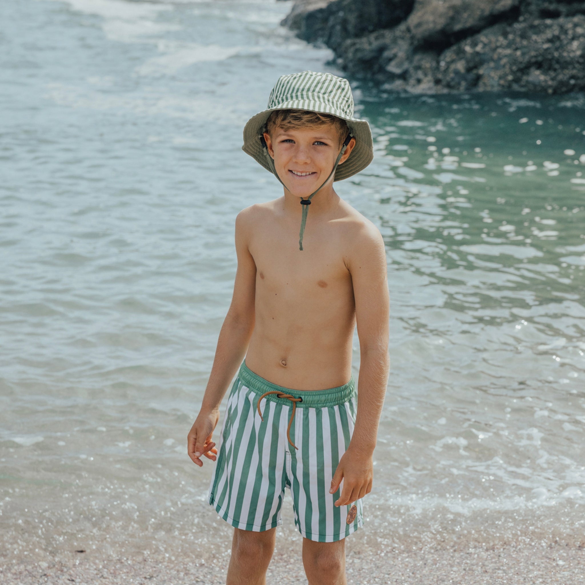 Crywolf Board Shorts - Coastal Stripe