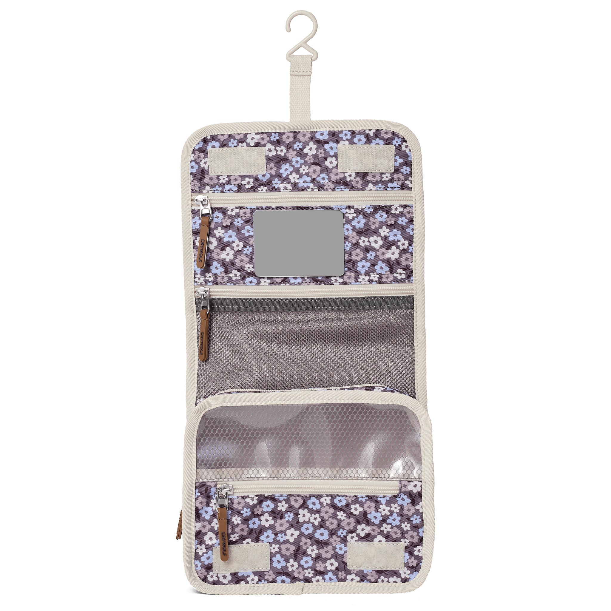 Crywolf Hanging Cosmetic Bag - Flower Fields