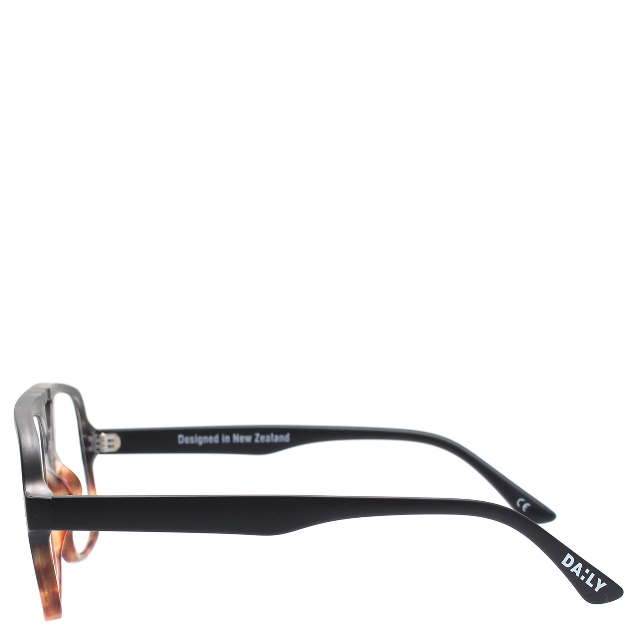 Daily Eyewear 12pm Reading Glasses - Black to Tort