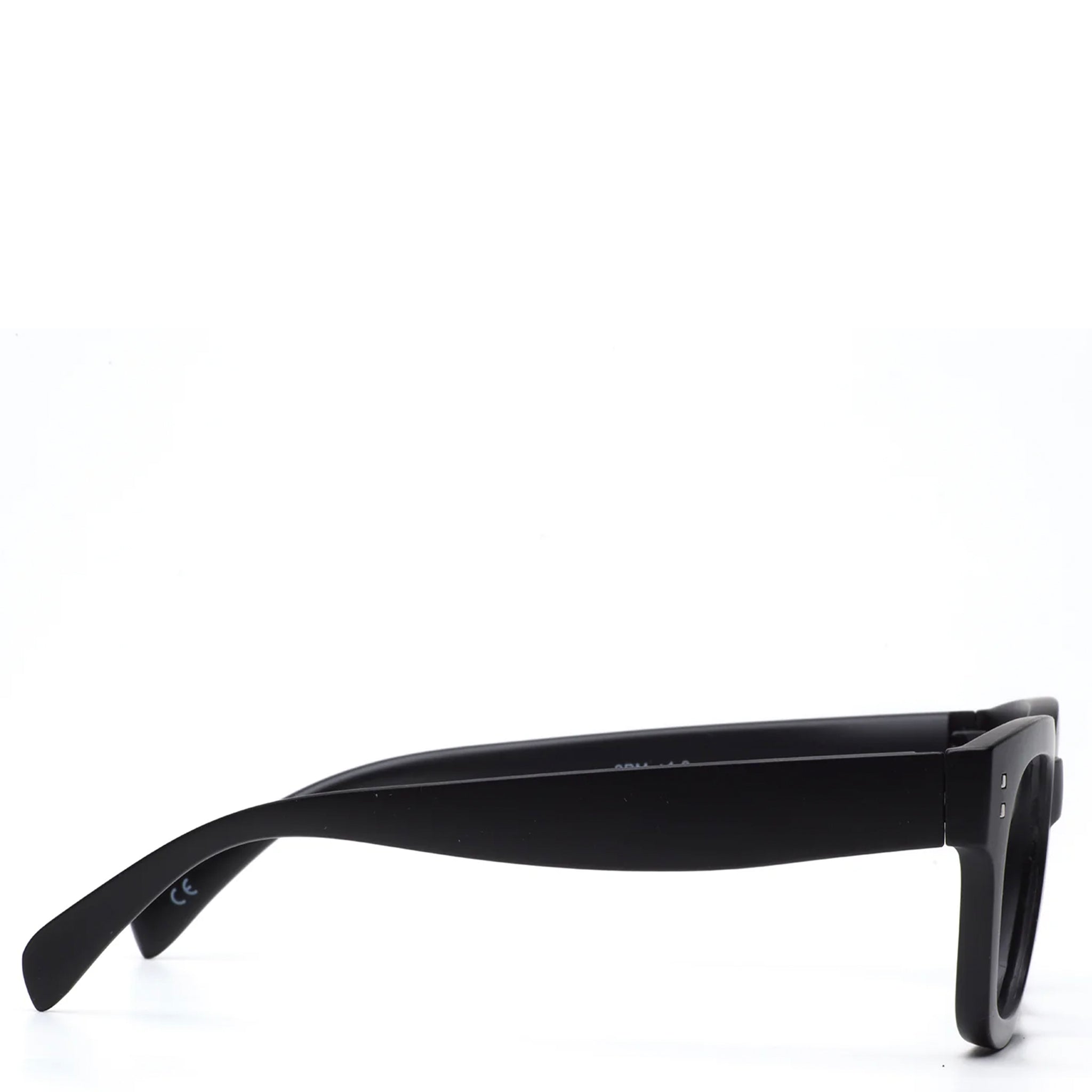 Black sunglasses on a white background