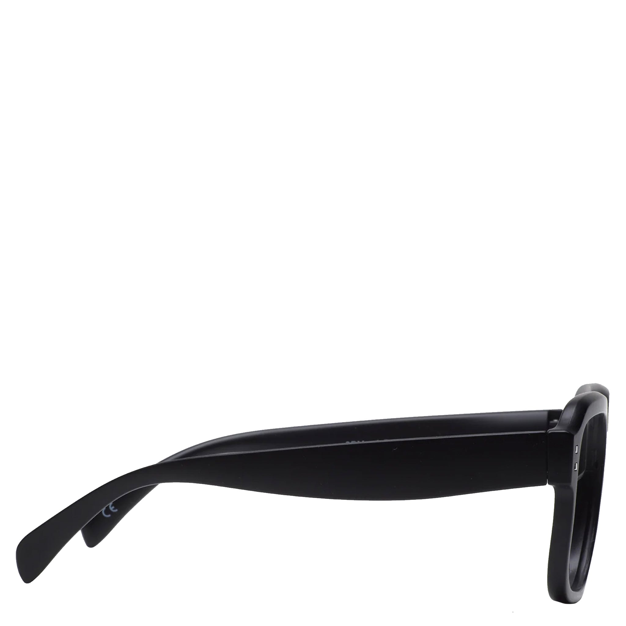 Black sunglasses on a white background