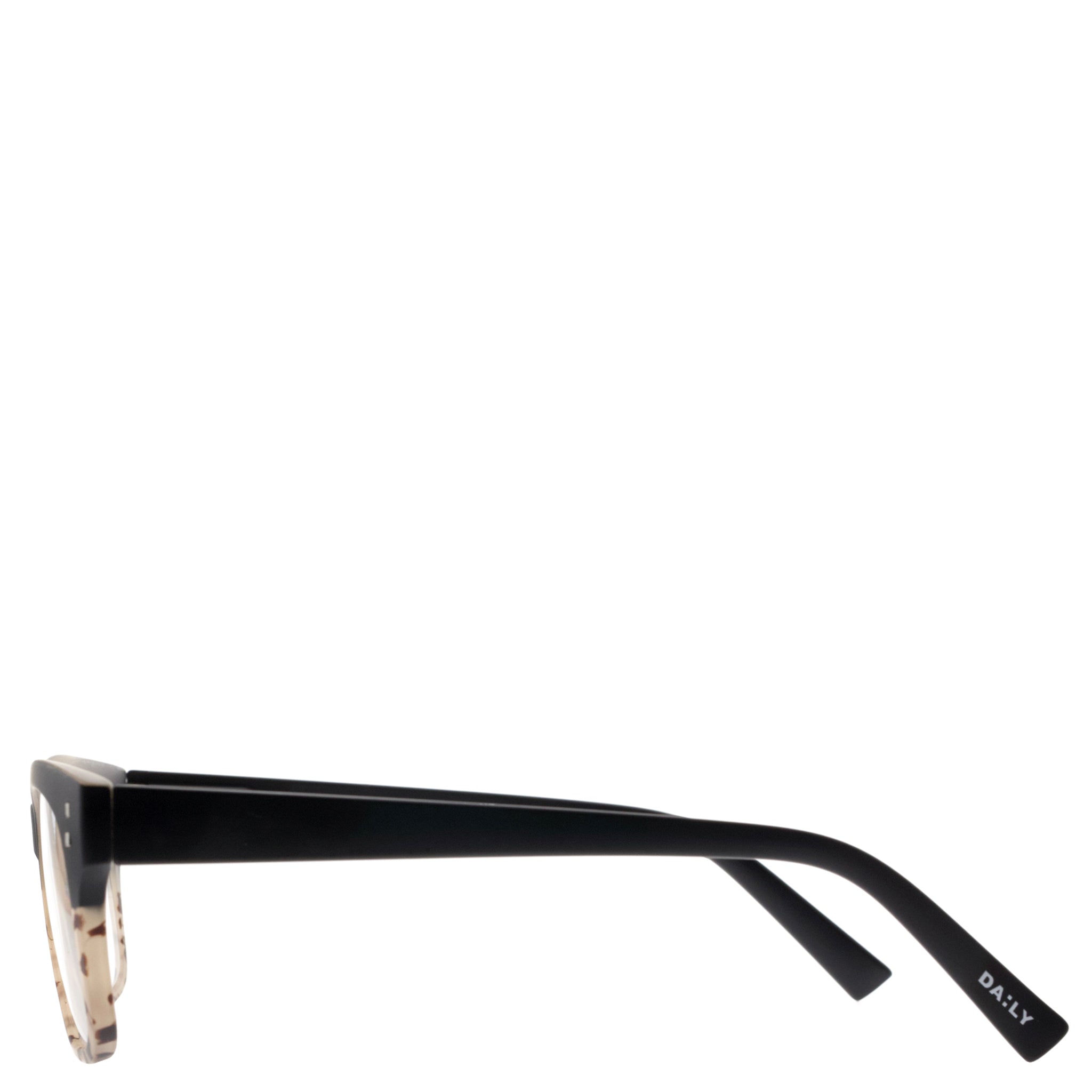 Daily Eyewear 6am Reading Glasses - Black to Milky Tort