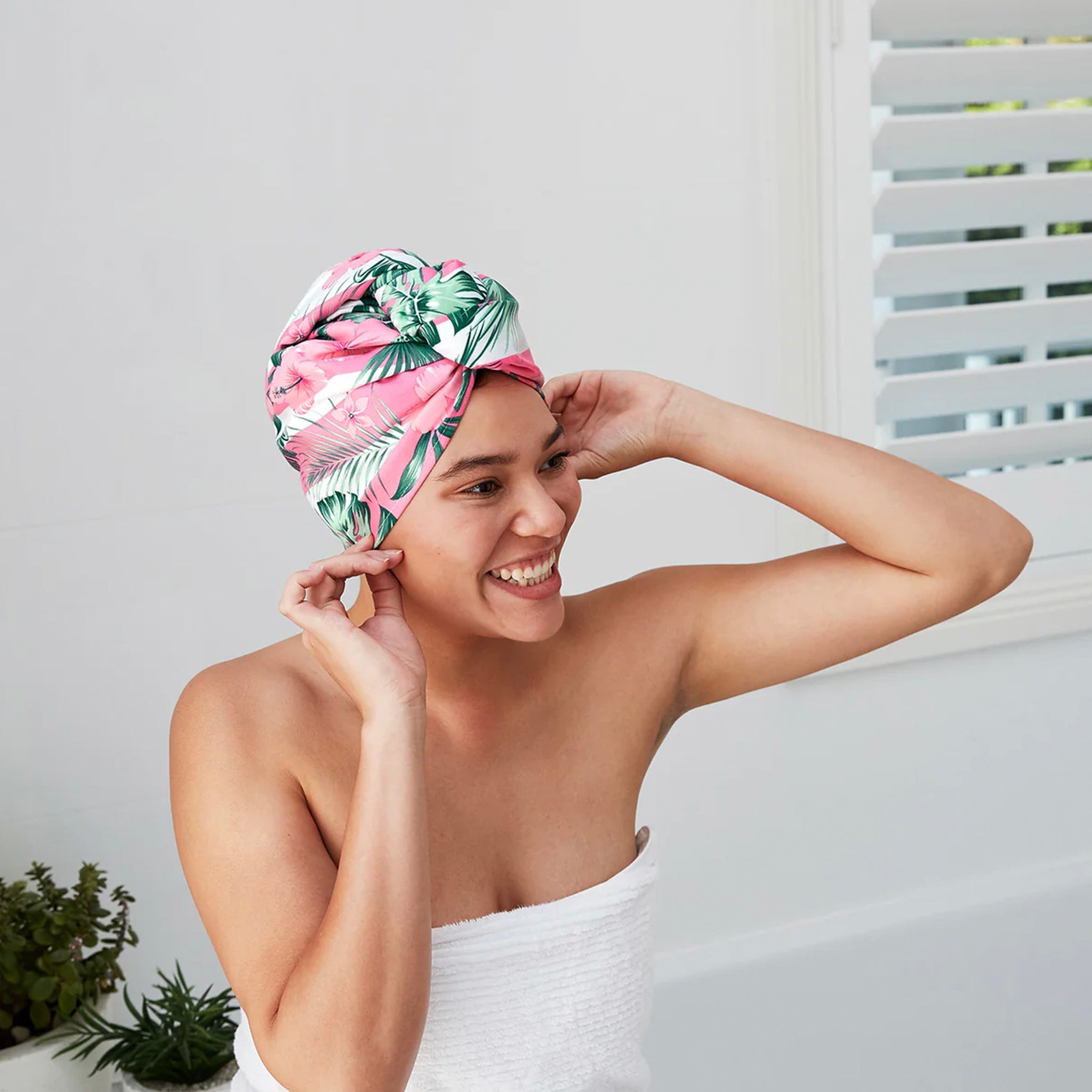 Dock & Bay Botanical Collection Hair Wrap - Heavenly Hibiscus - Tea Pea Home