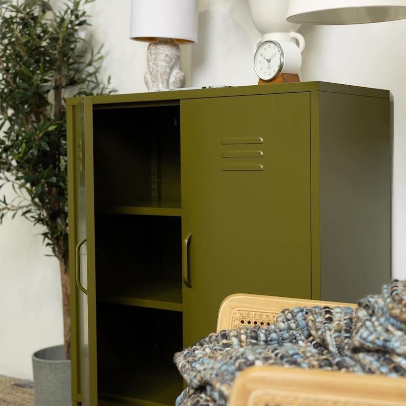 Edna Contemporary Metal Locker - Tea Pea Home