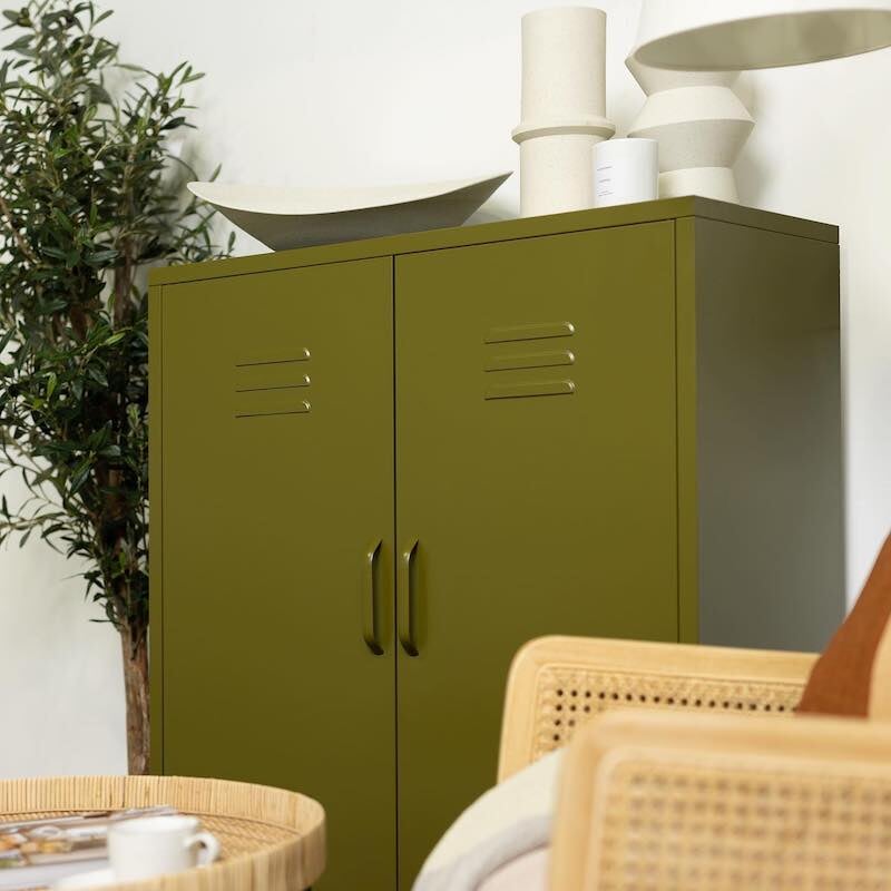 Edna Contemporary Metal Locker - Tea Pea Home