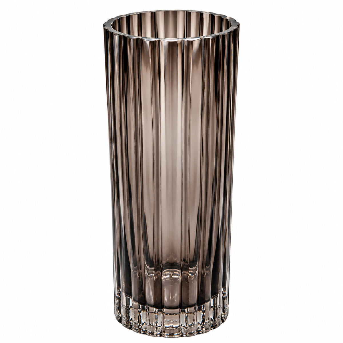 Elle Glass Vase - Brandy