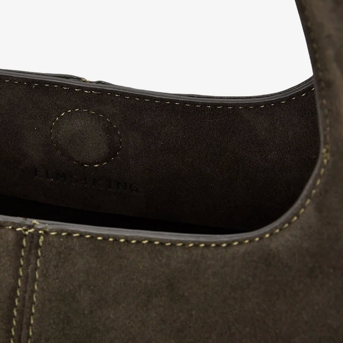 Elms+King Mayfair Tote - Khaki Microsuede