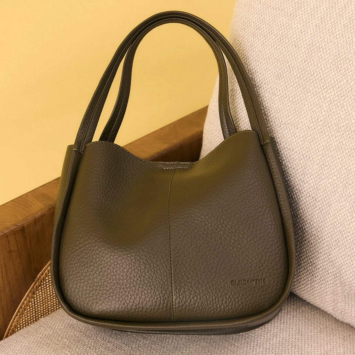 Elms+King Capri Shoulder Bag - Khaki