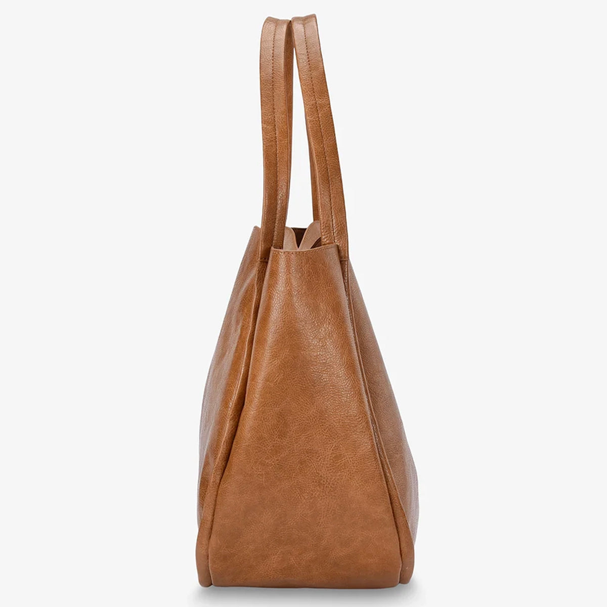 Elms+King Capri Tote - Tan Pebble