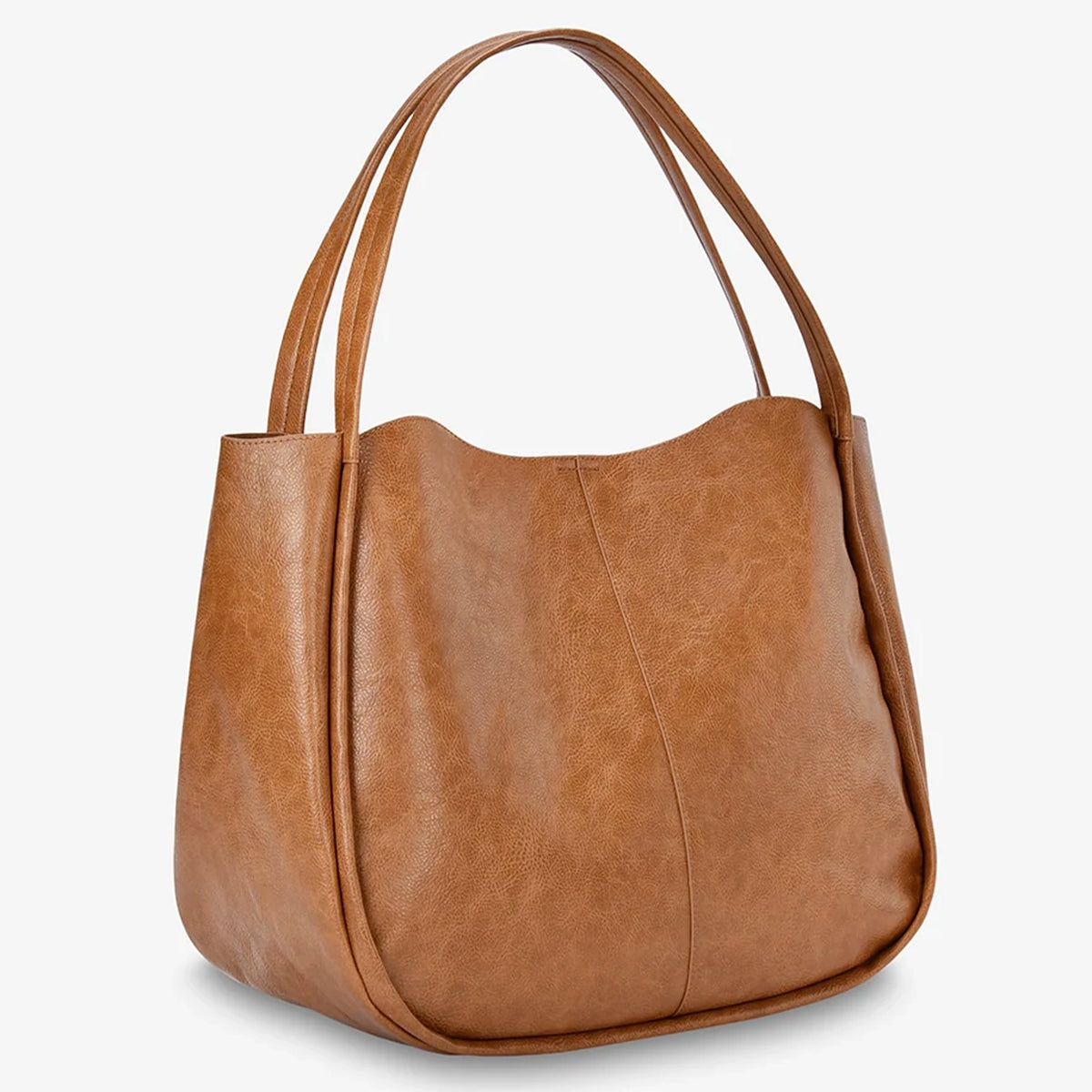 Elms+King Capri Tote - Tan Pebble