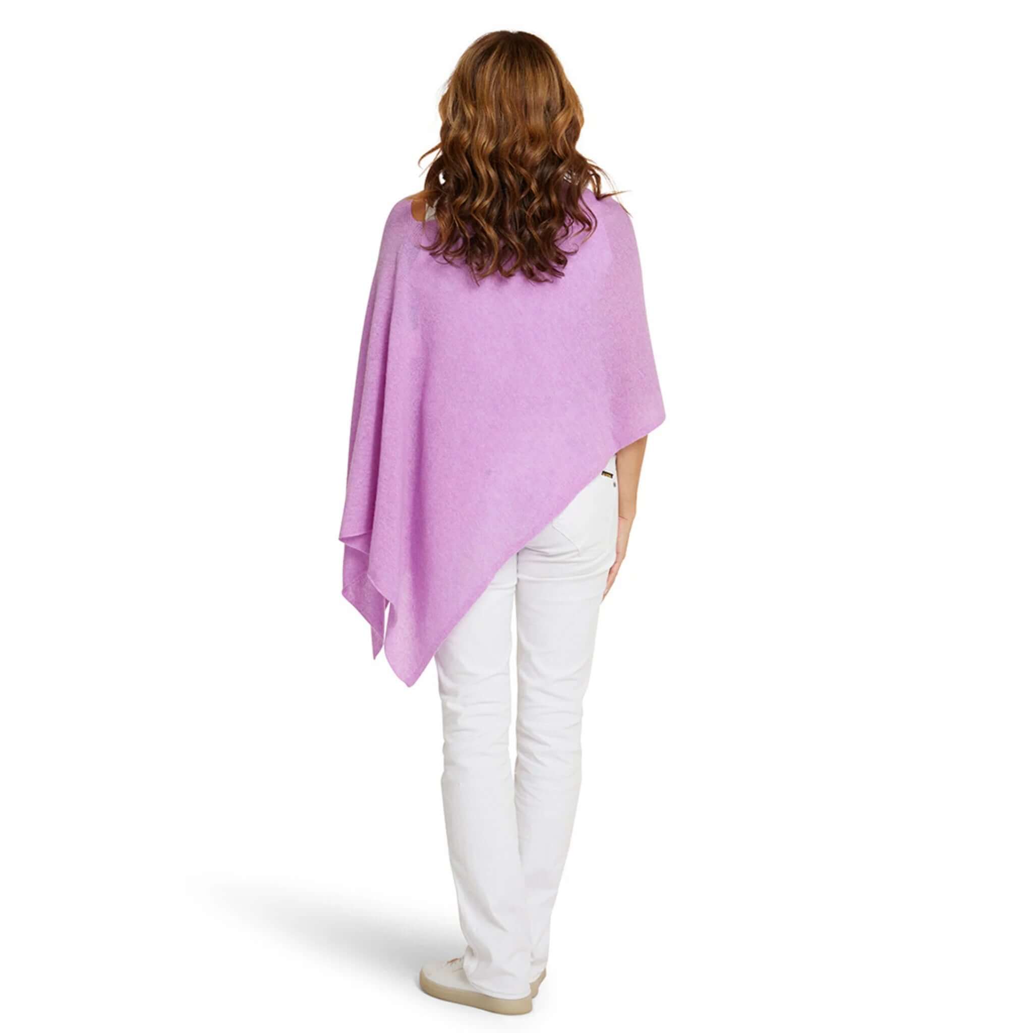 Alt Tag: Esperance & Co Classic Cashmere Topper - Riviera in Riviera cashmere, versatile 6-way layering wrap for office, travel & weekend style