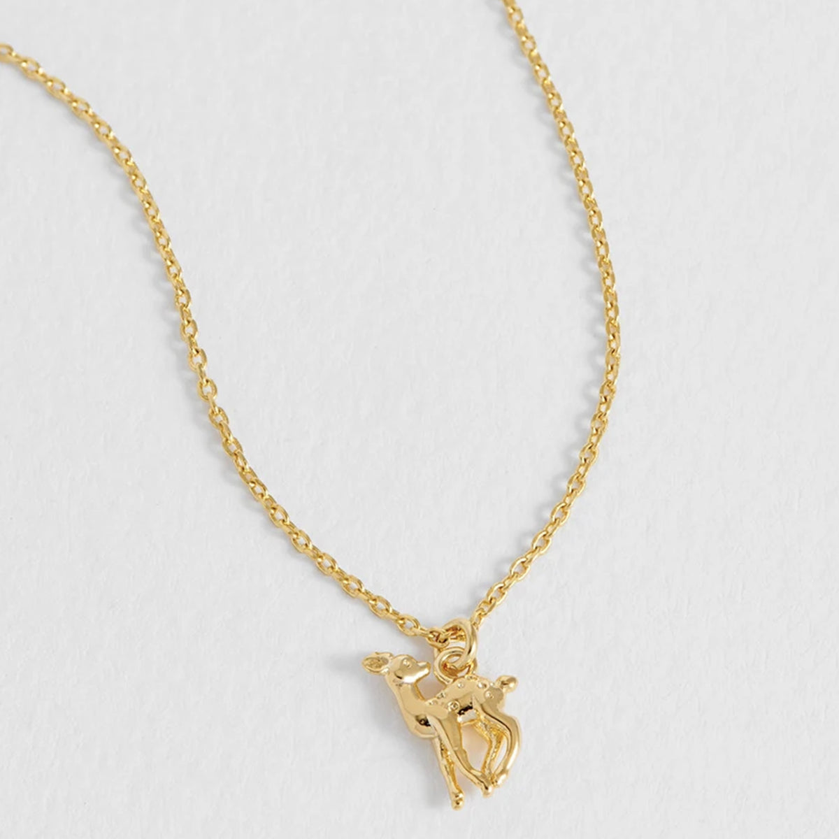 Estella Bartlett Bambi Deer Necklace - Gold Plated
