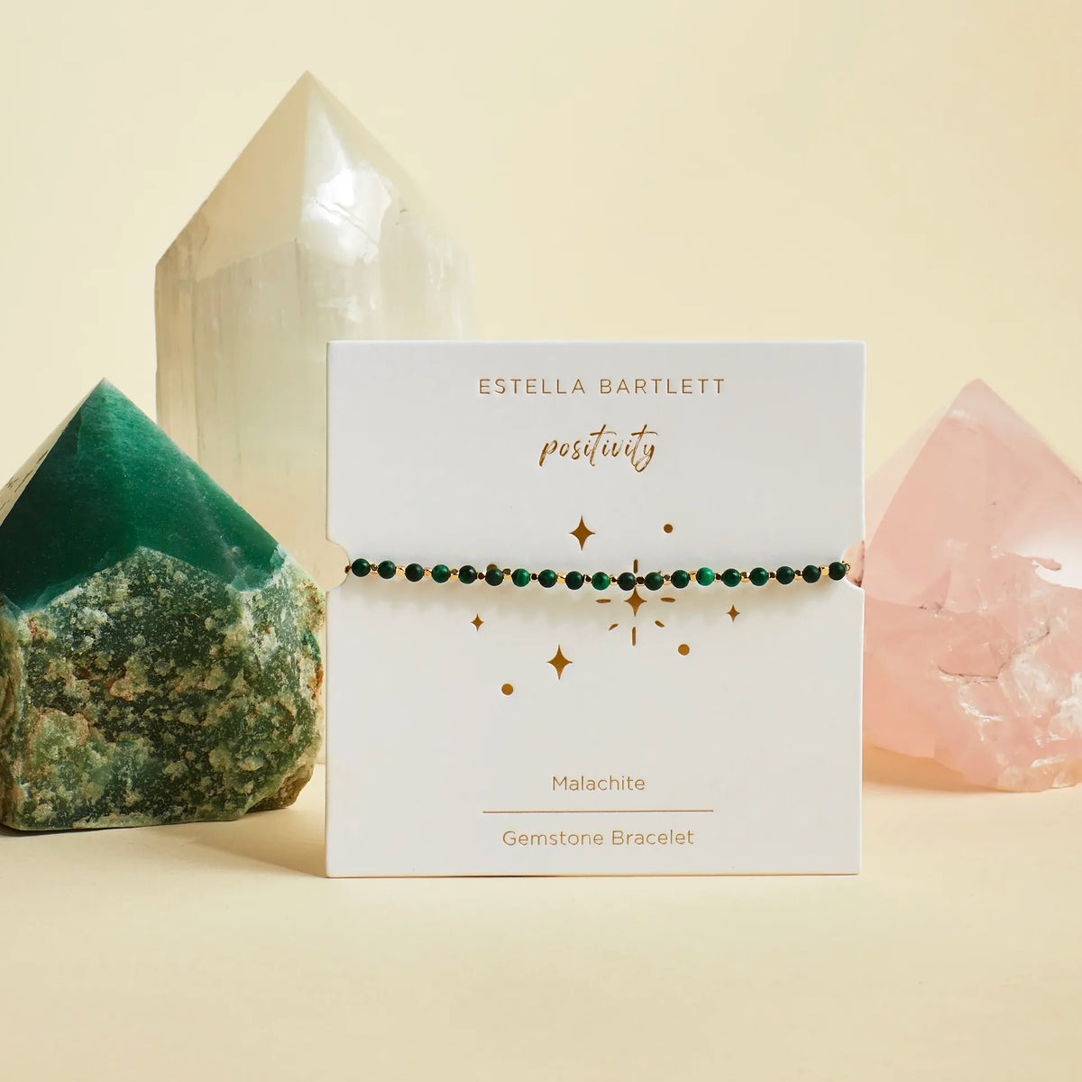 Estella Bartlett Wellness Collection Amelia Bracelet - Malachite