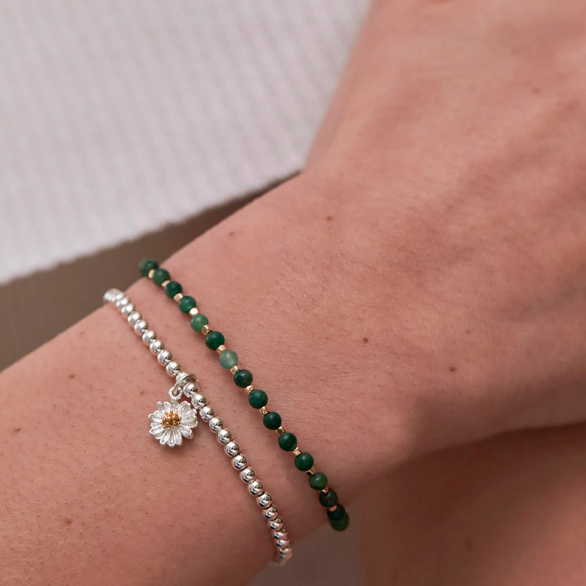 Estella Bartlett Wellness Collection Amelia Bracelet - Malachite