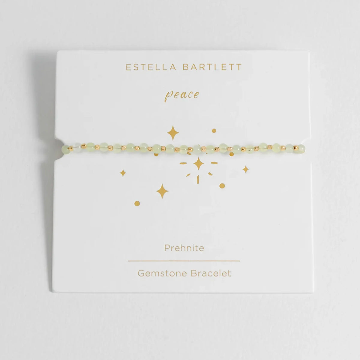 Estella Bartlett Wellness Collection Amelia Bracelet - Prehnite