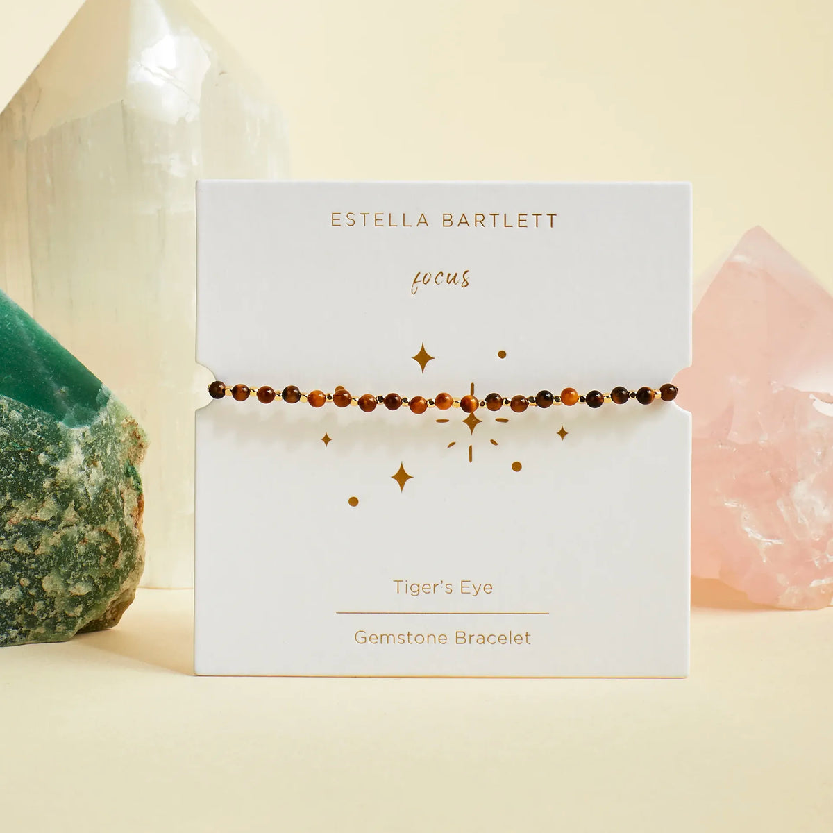 Estella Bartlett Wellness Collection Amelia Bracelet - Tiger's Eye