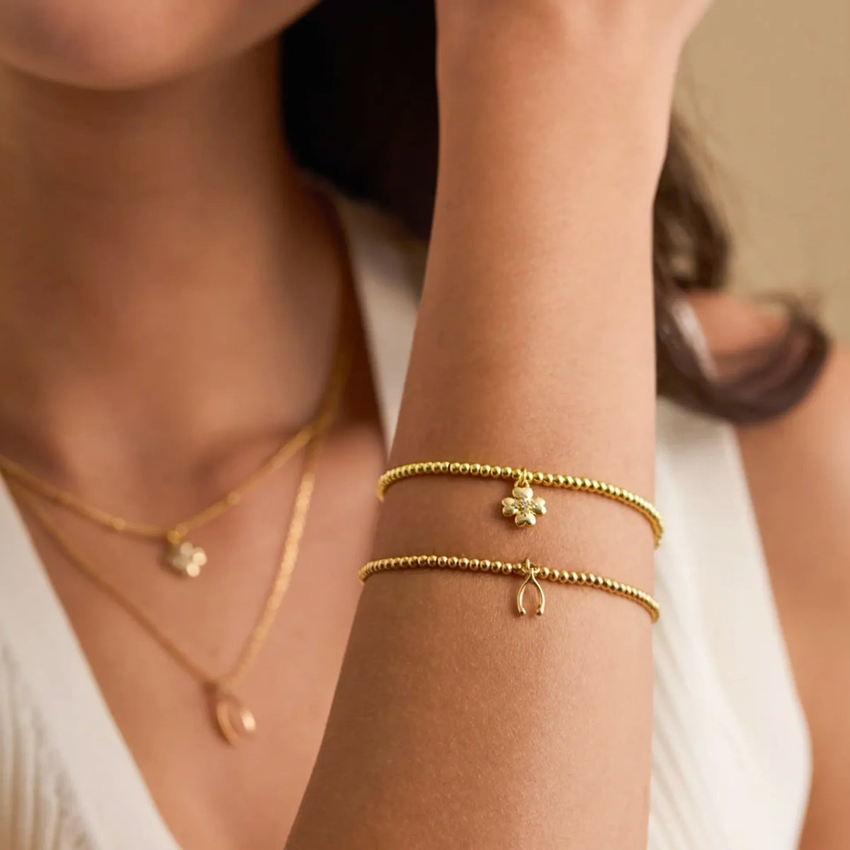 Estella Bartlett Wishbone Bracelet
