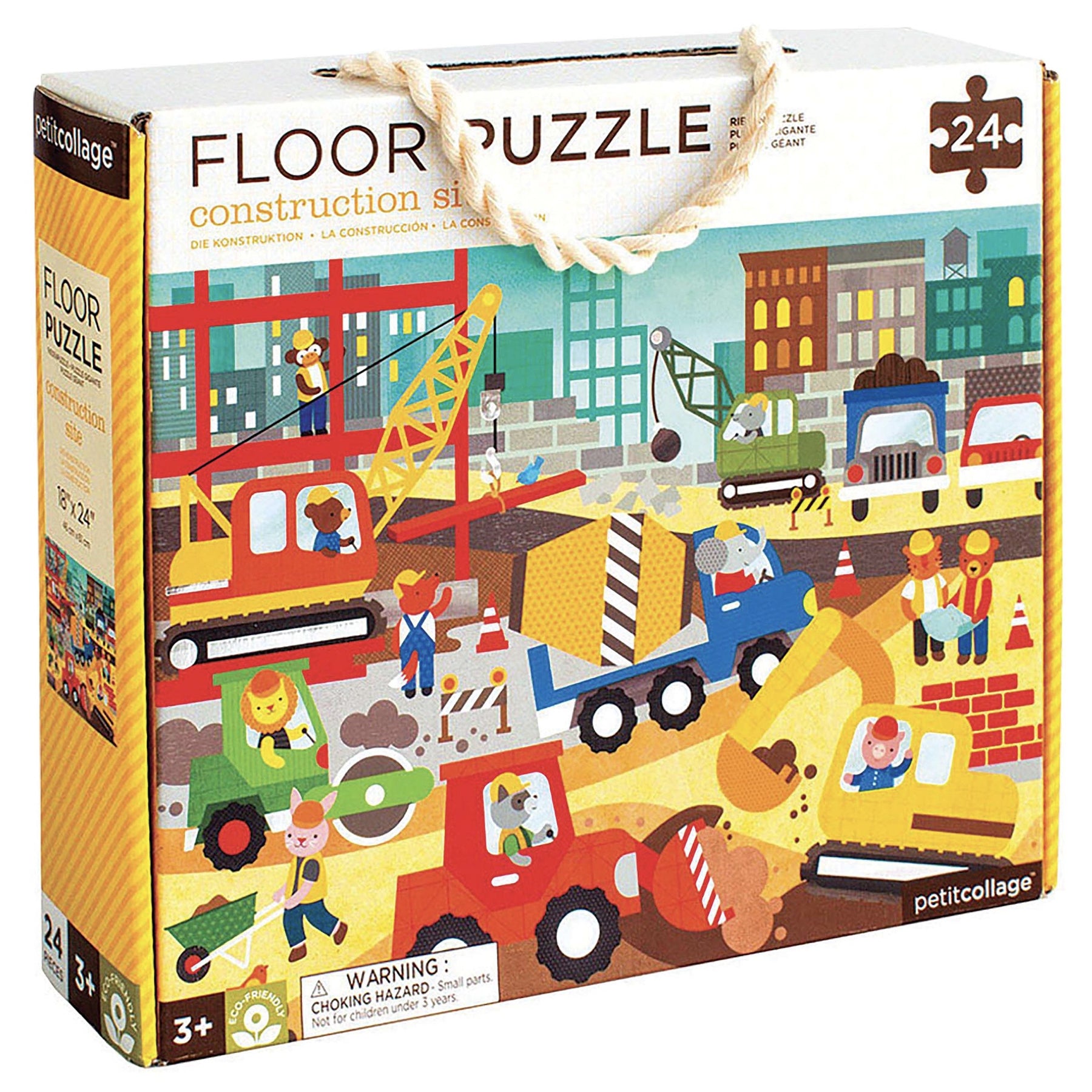 Floor Puzzle Construction Site Tea Pea