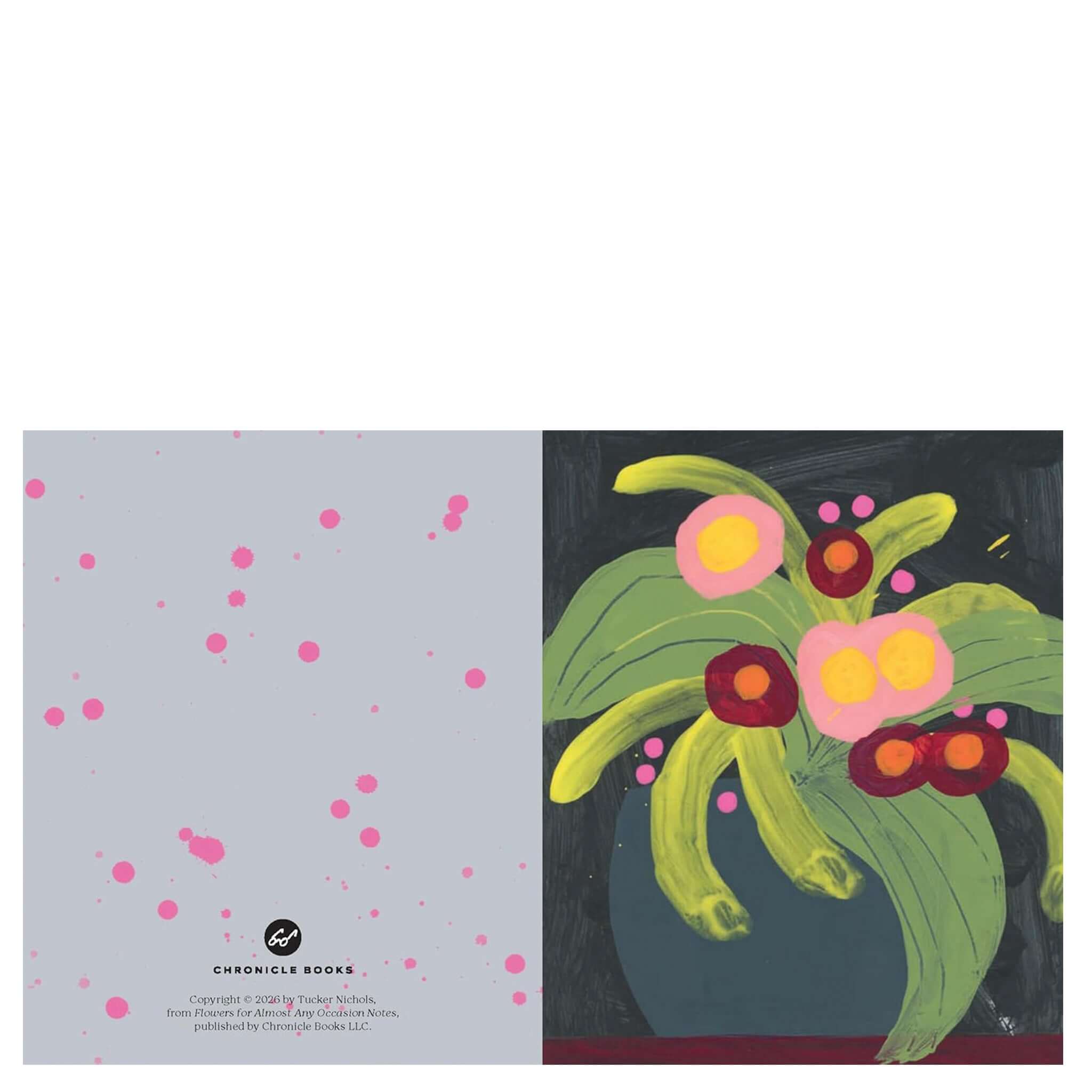 Alt Tag: Flowers for Almost any Occasion Note Cards Set featuring bright floral artwork notecards for gratitude, comfort and connection