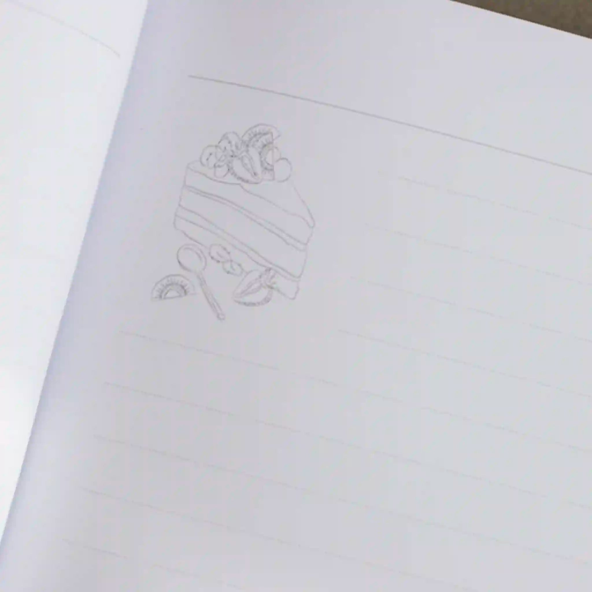 White paper with a logo embossed on it