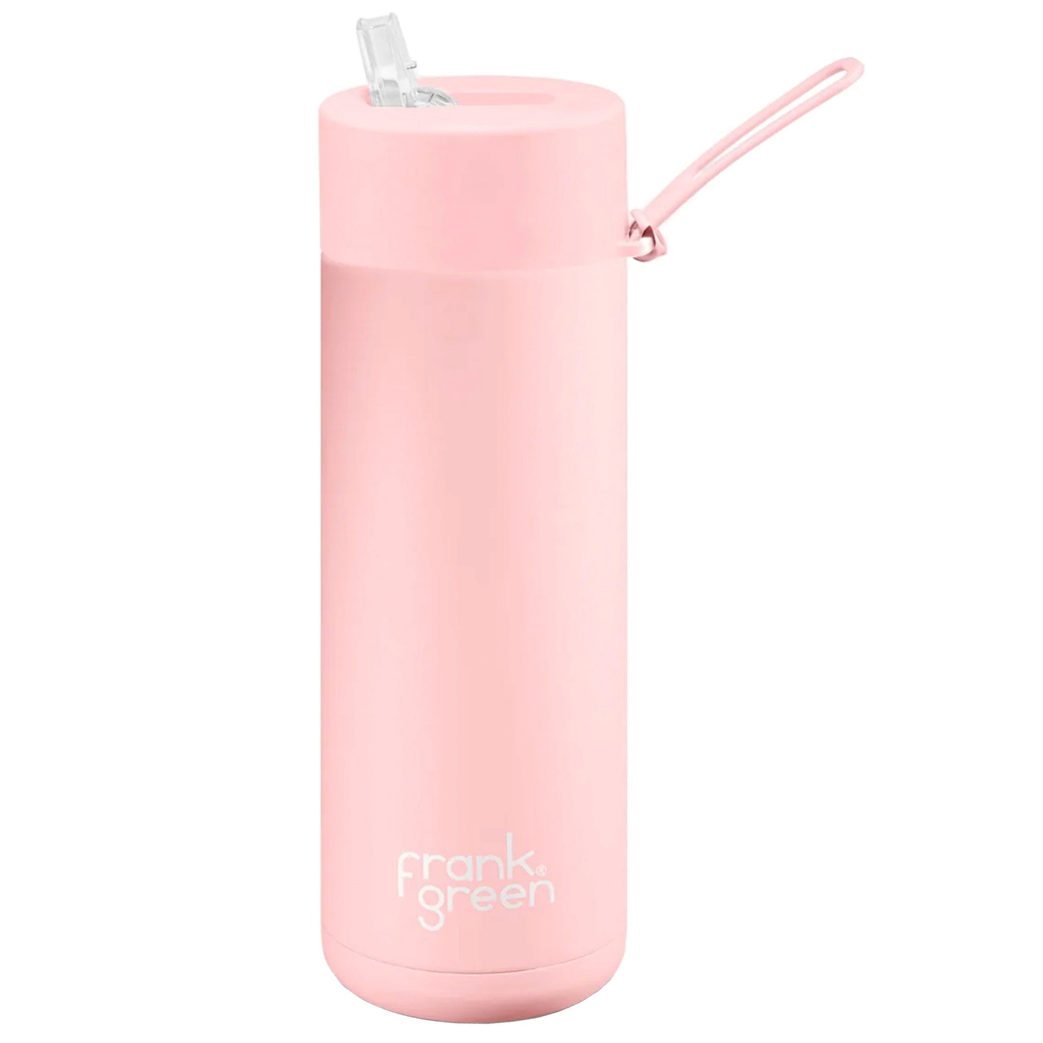 Frank Green Stainless Steel Ceramic Reusable Bottle - Straw Lid 595ml - Tea Pea Home