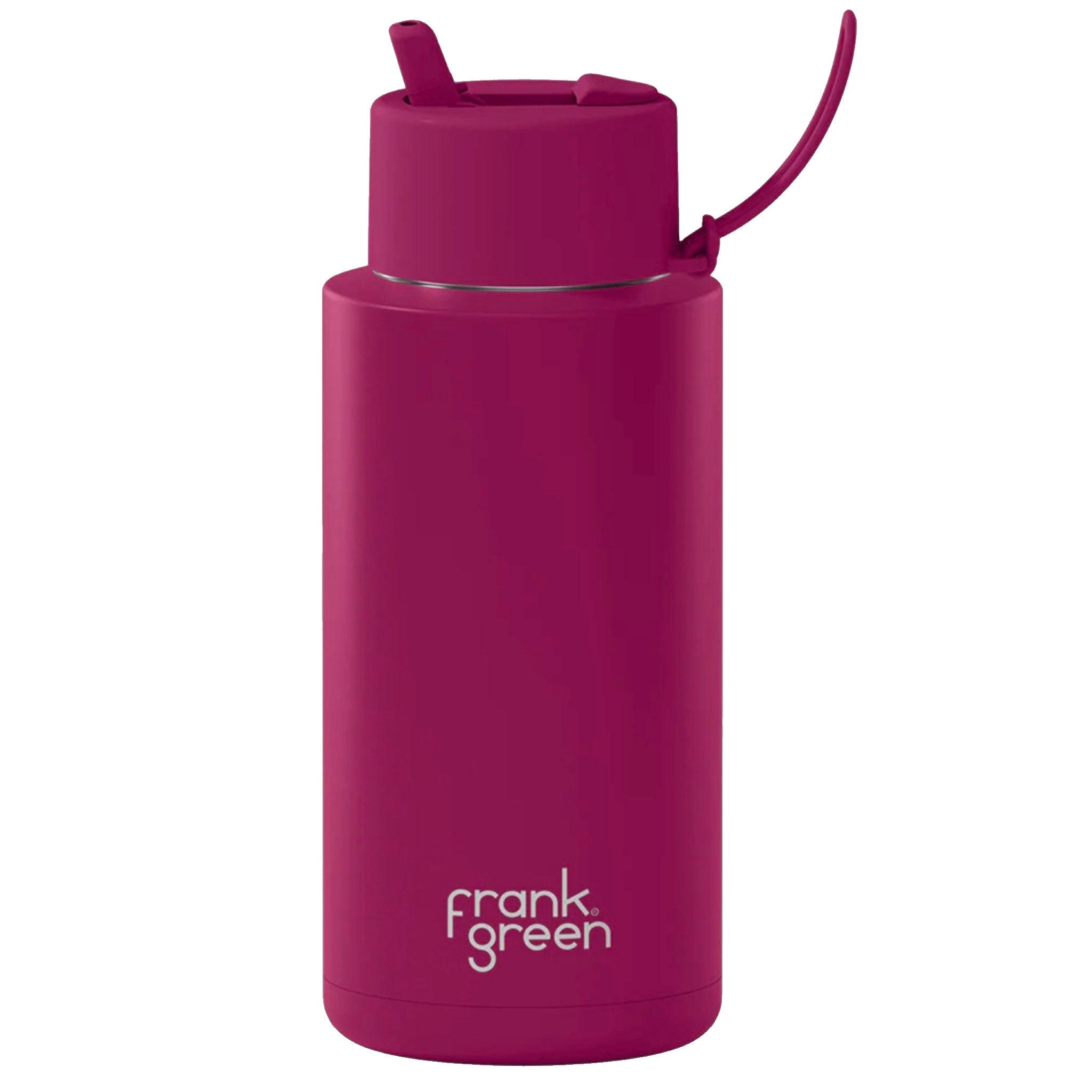 Frank Green 1000ml Stainless Steel Ceramic Reusable Straw Lid Bottle