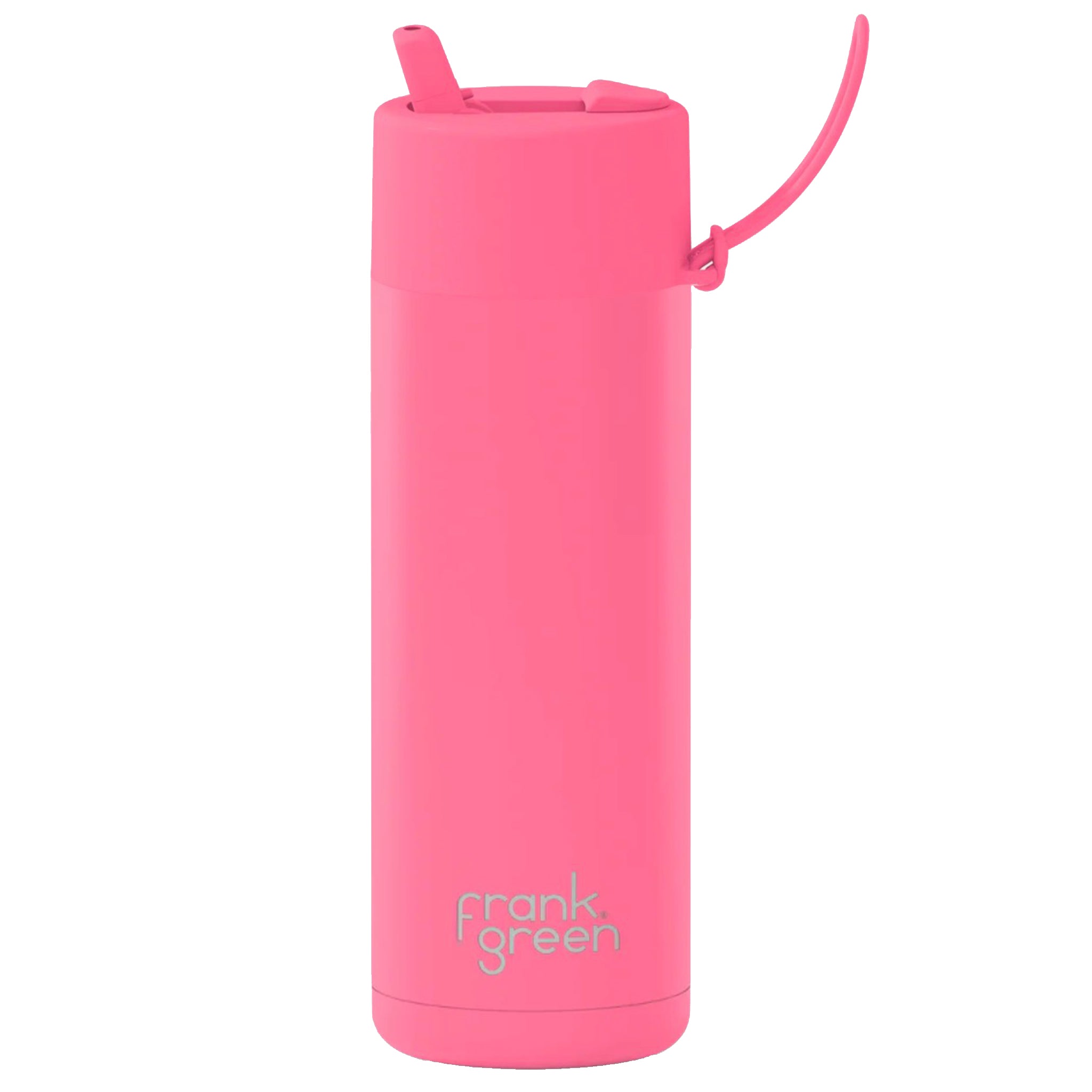 Frank Green 595ml Stainless Steel Ceramic Flip Straw Lid Reusable Bottle - Limited Edition Colours