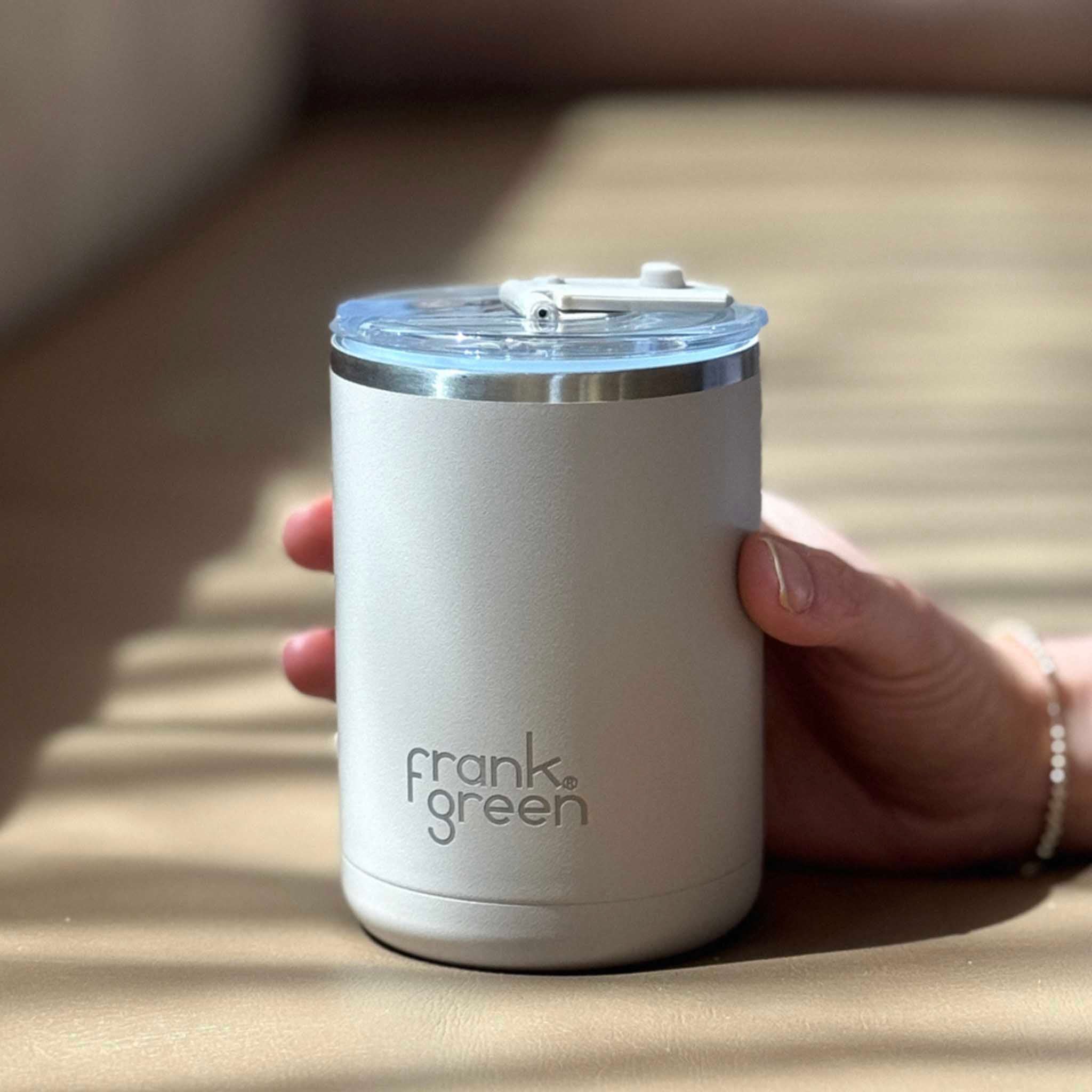 Frank Green Ceramic Coffee Cup with Hinged Lid