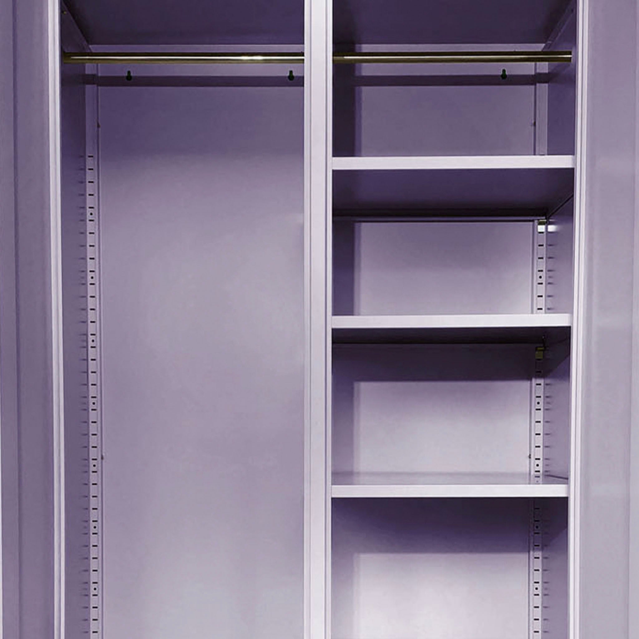 Good. Clarence Contemporary Metal Locker Shelf
