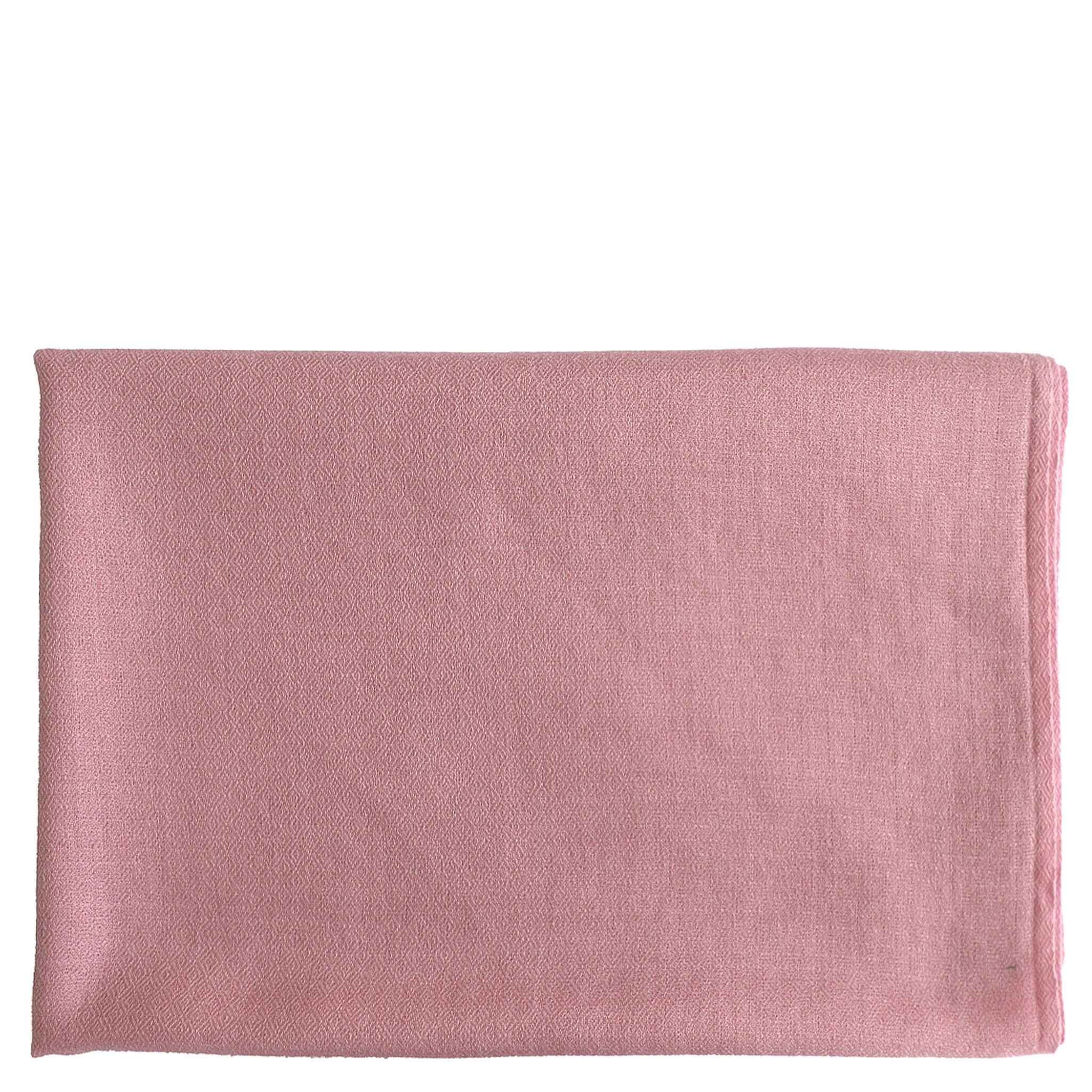 Good & Co Plain Wool Scarf - Dusty Pink displayed in a flat position, showcasing its soft texture and color.