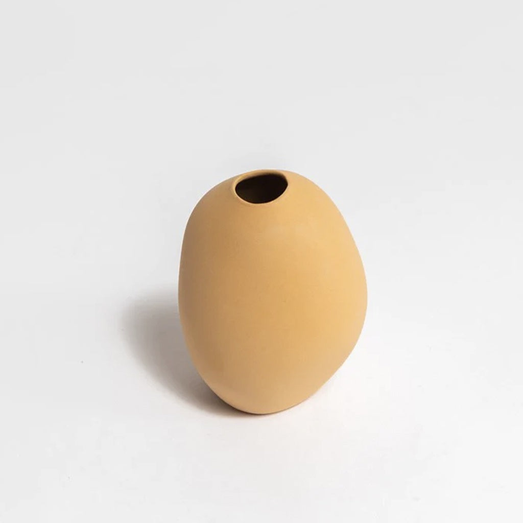 Harmie Ceramic Seed Vase - Mustard