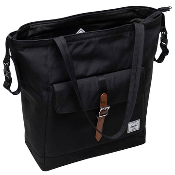 Herschel Supply Retreat Tote Diaper Bag Black Tea Pea